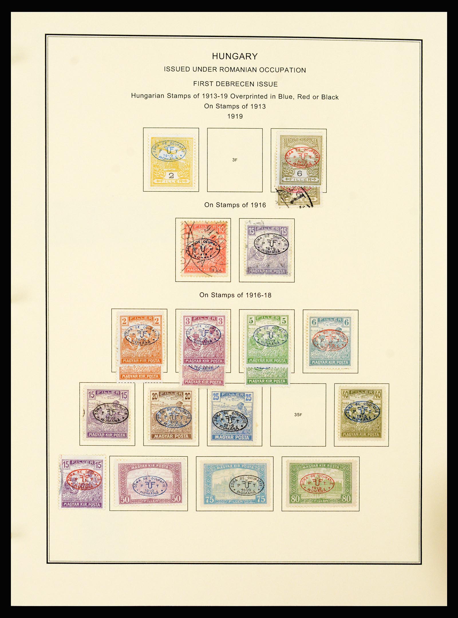 37226 287 - Postzegelverzameling 37226 Hongarije en gebieden 1871-1980.