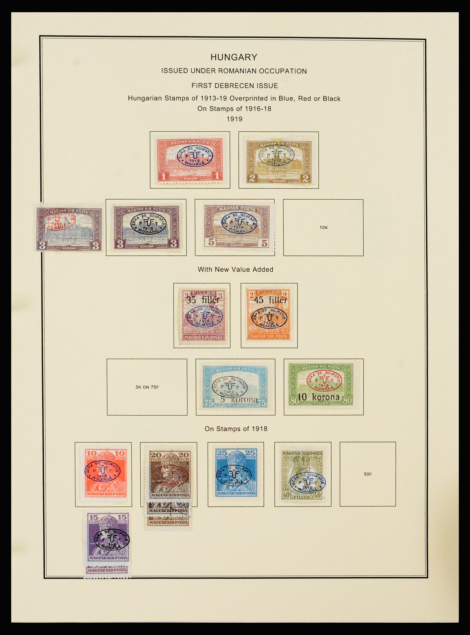 37226 288 - Postzegelverzameling 37226 Hongarije en gebieden 1871-1980.
