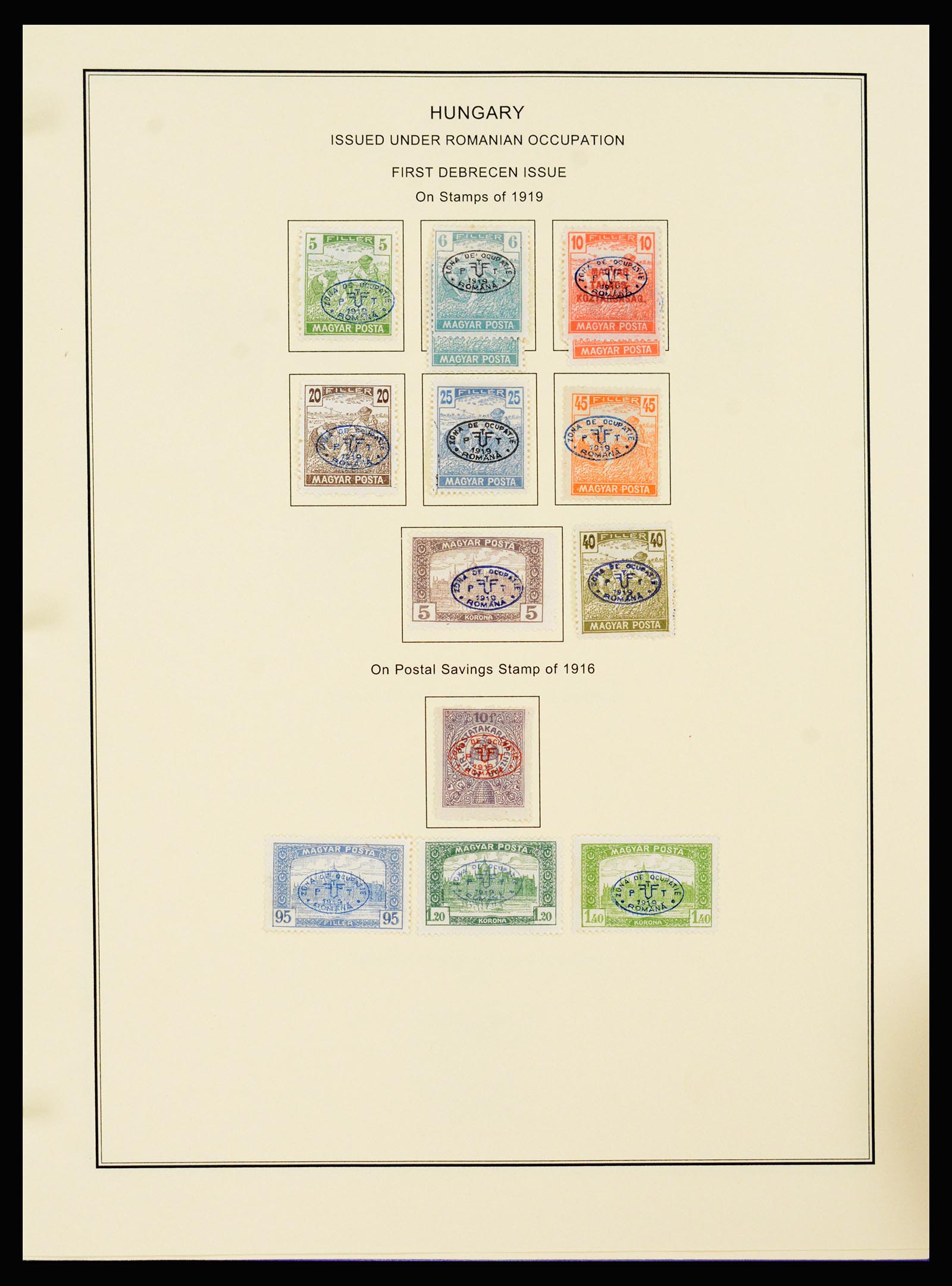 37226 290 - Postzegelverzameling 37226 Hongarije en gebieden 1871-1980.