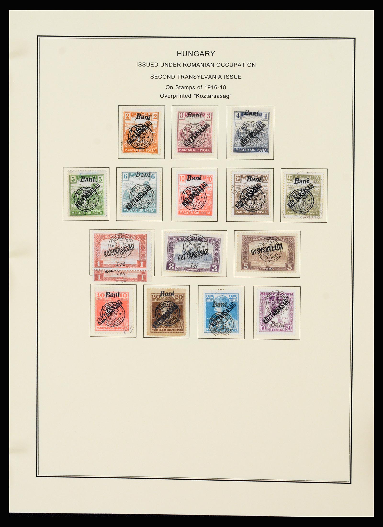 37226 303 - Postzegelverzameling 37226 Hongarije en gebieden 1871-1980.