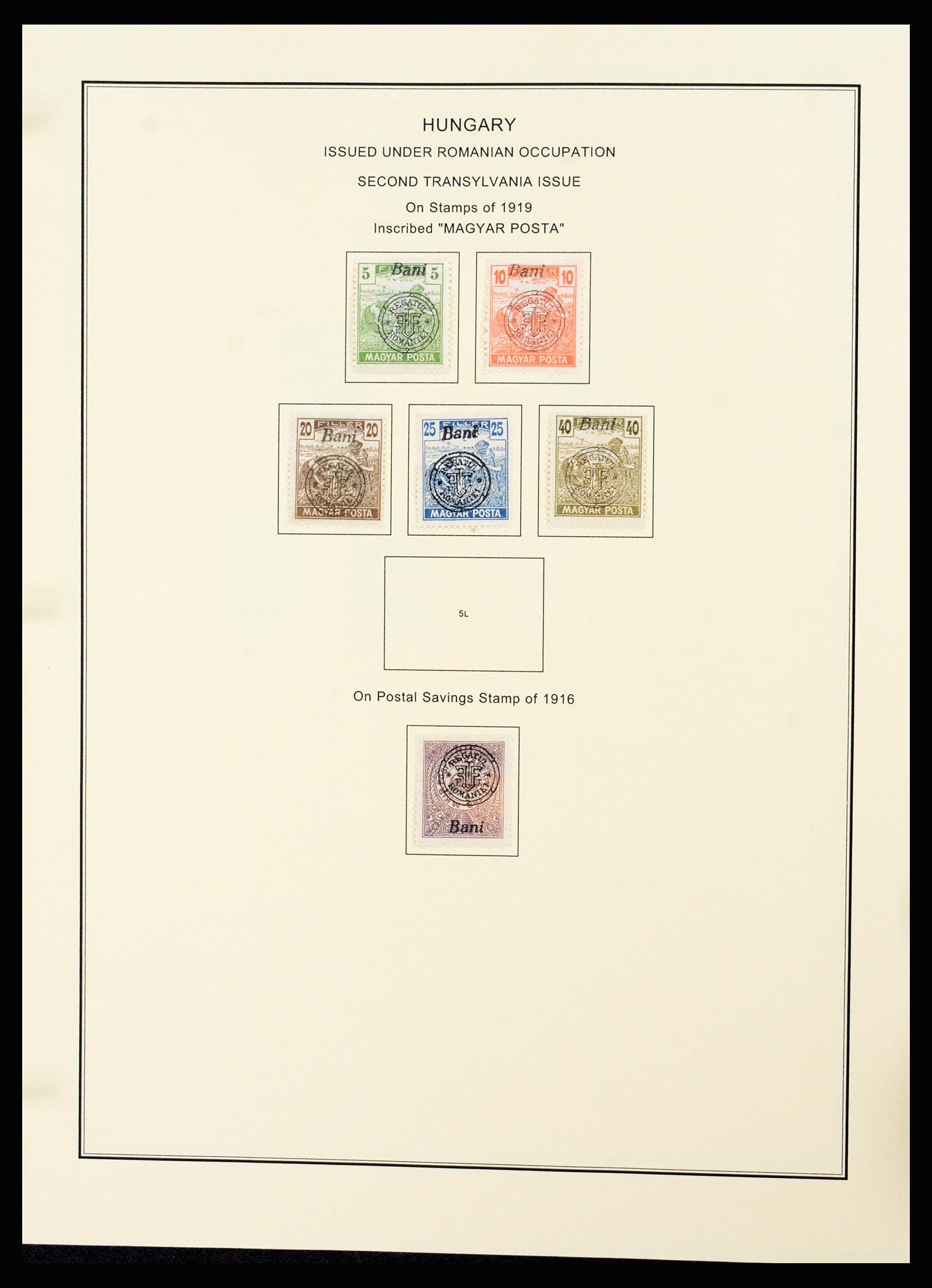 37226 304 - Postzegelverzameling 37226 Hongarije en gebieden 1871-1980.