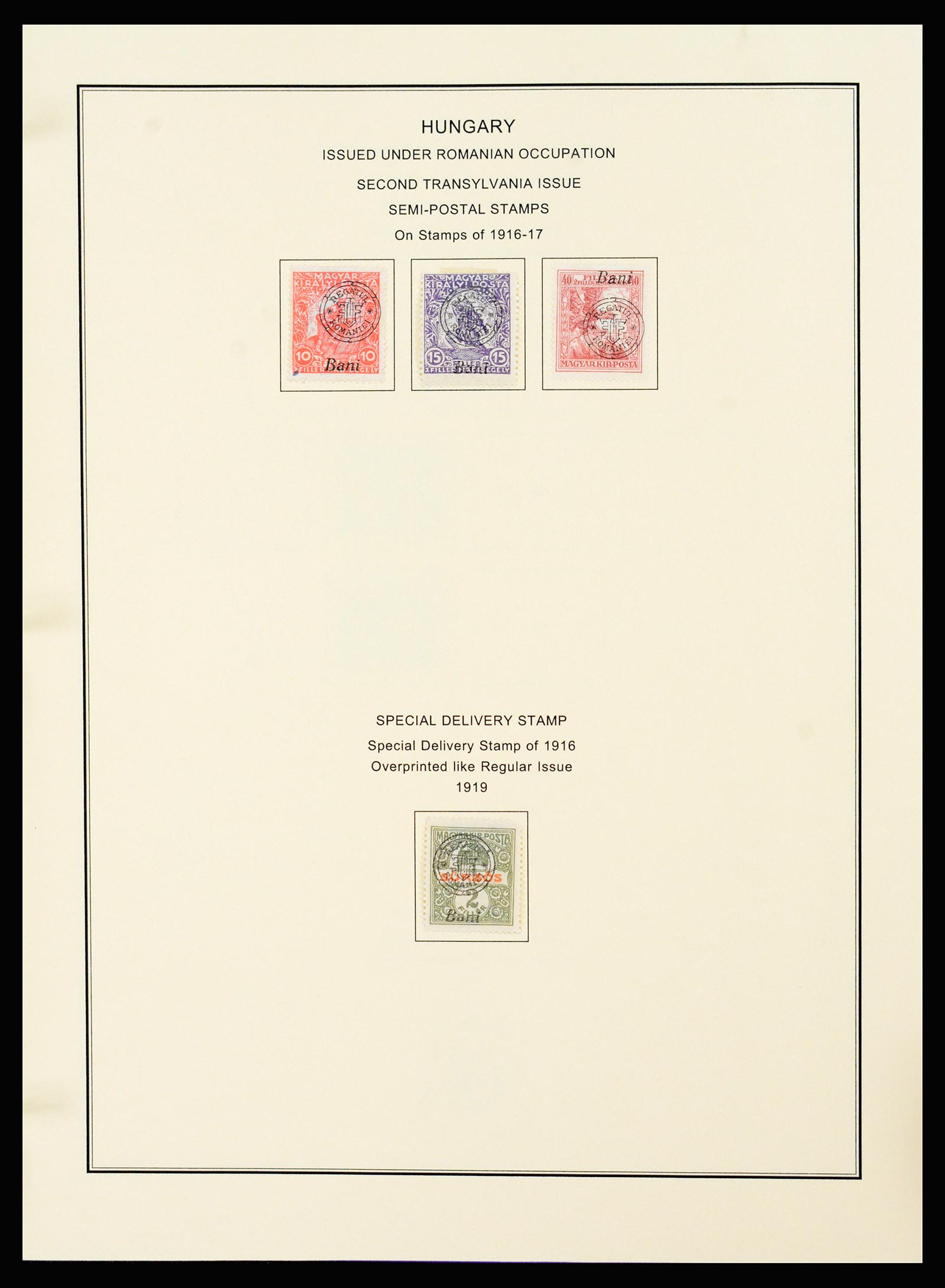 37226 306 - Postzegelverzameling 37226 Hongarije en gebieden 1871-1980.