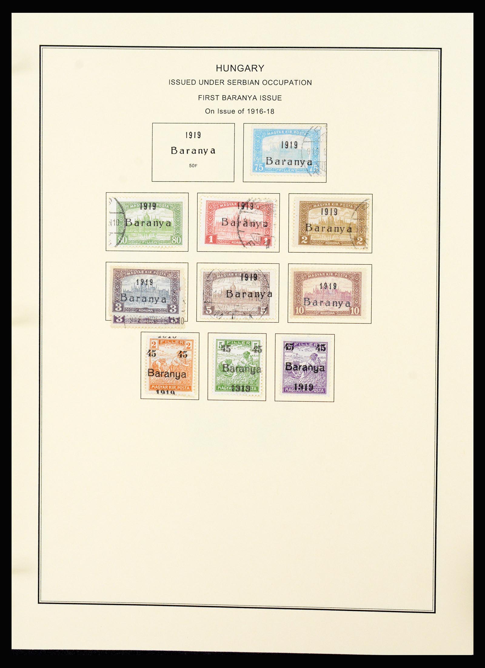 37226 309 - Postzegelverzameling 37226 Hongarije en gebieden 1871-1980.