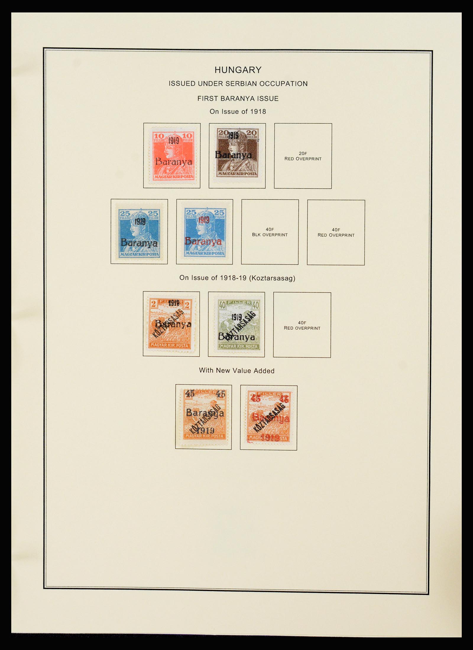 37226 310 - Postzegelverzameling 37226 Hongarije en gebieden 1871-1980.