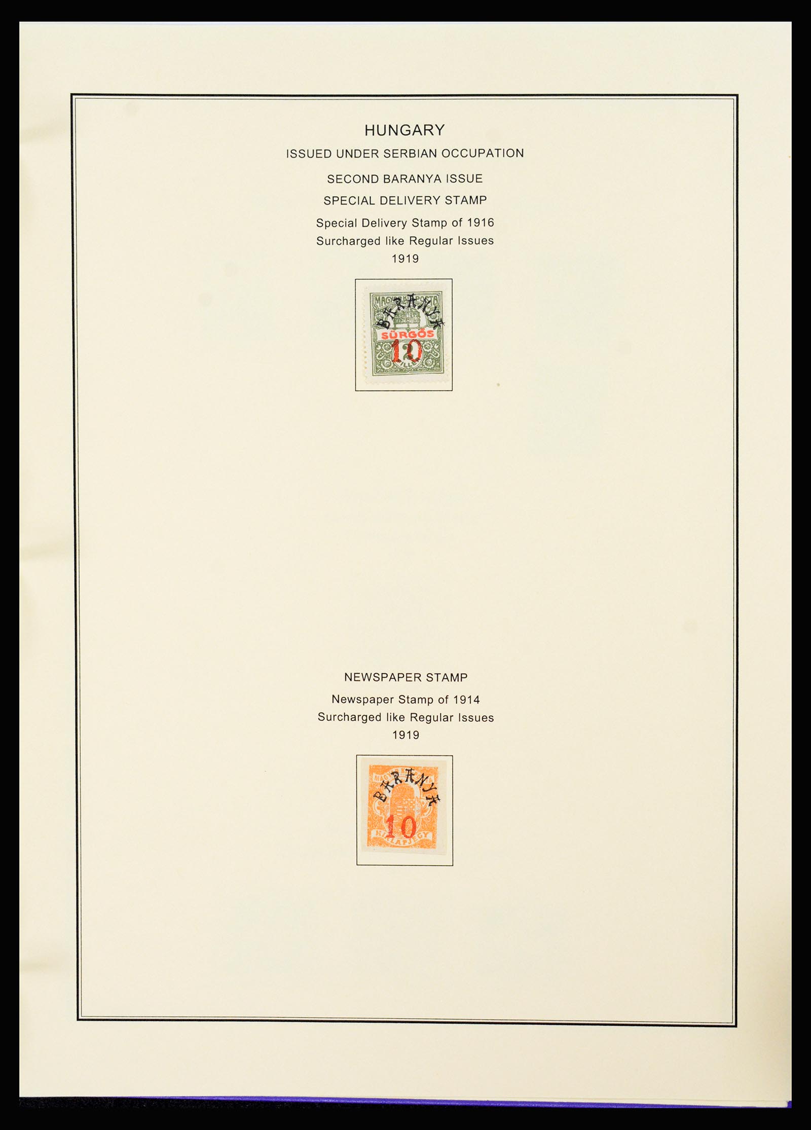 37226 314 - Postzegelverzameling 37226 Hongarije en gebieden 1871-1980.