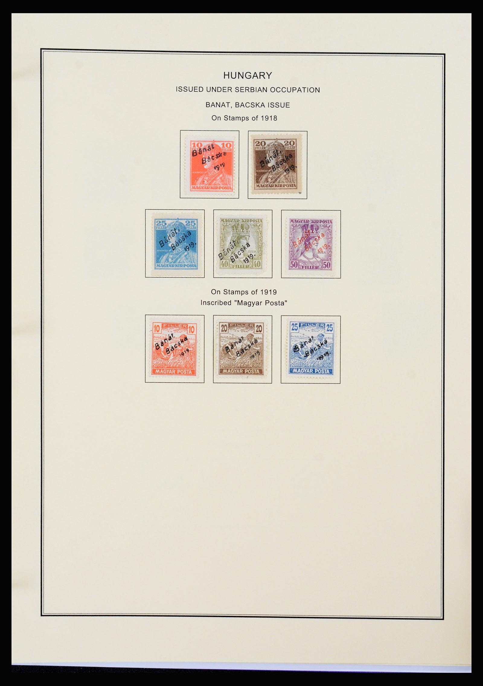 37226 317 - Postzegelverzameling 37226 Hongarije en gebieden 1871-1980.