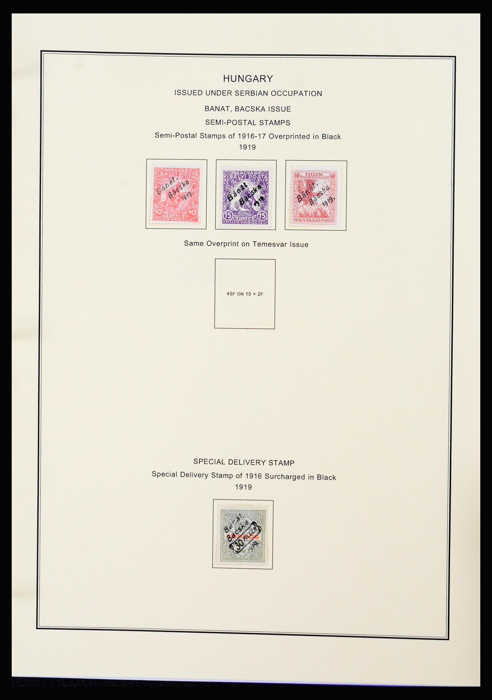 37226 319 - Postzegelverzameling 37226 Hongarije en gebieden 1871-1980.