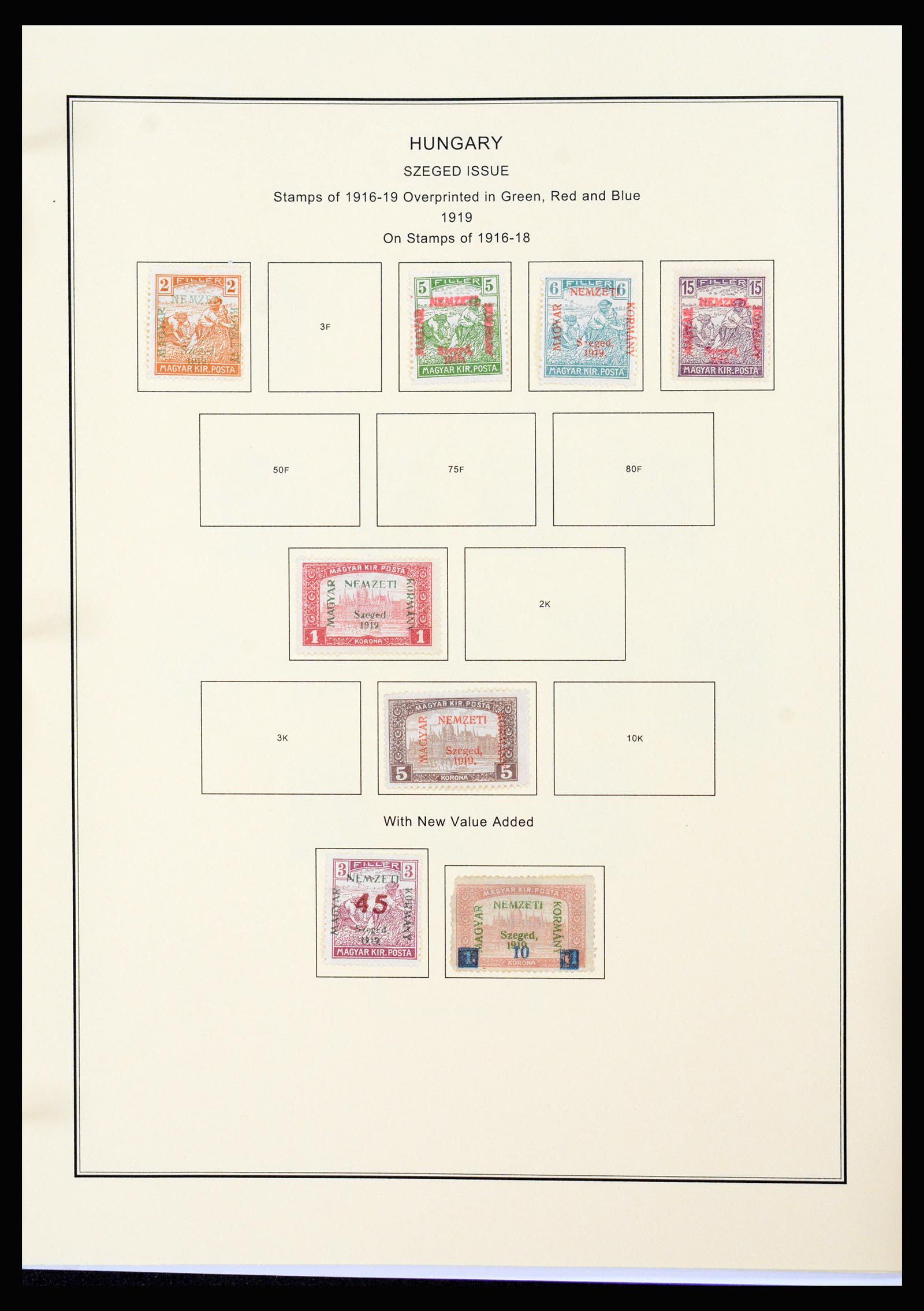 37226 321 - Postzegelverzameling 37226 Hongarije en gebieden 1871-1980.