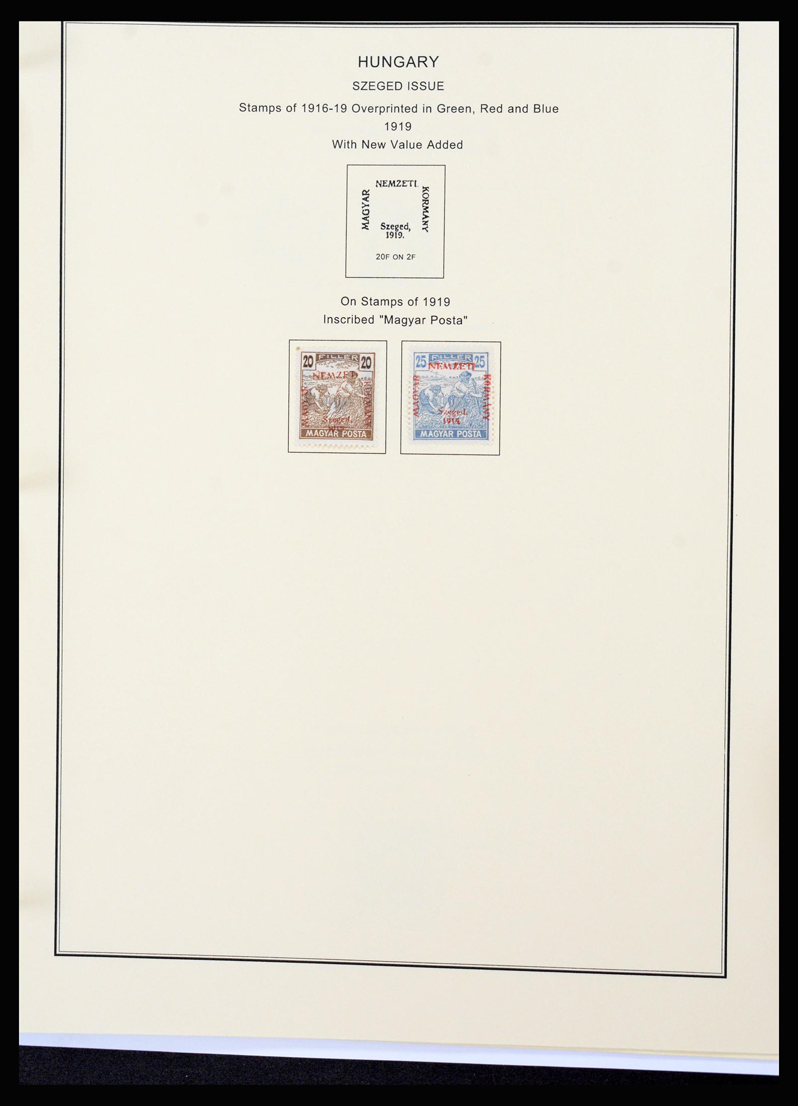 37226 323 - Postzegelverzameling 37226 Hongarije en gebieden 1871-1980.