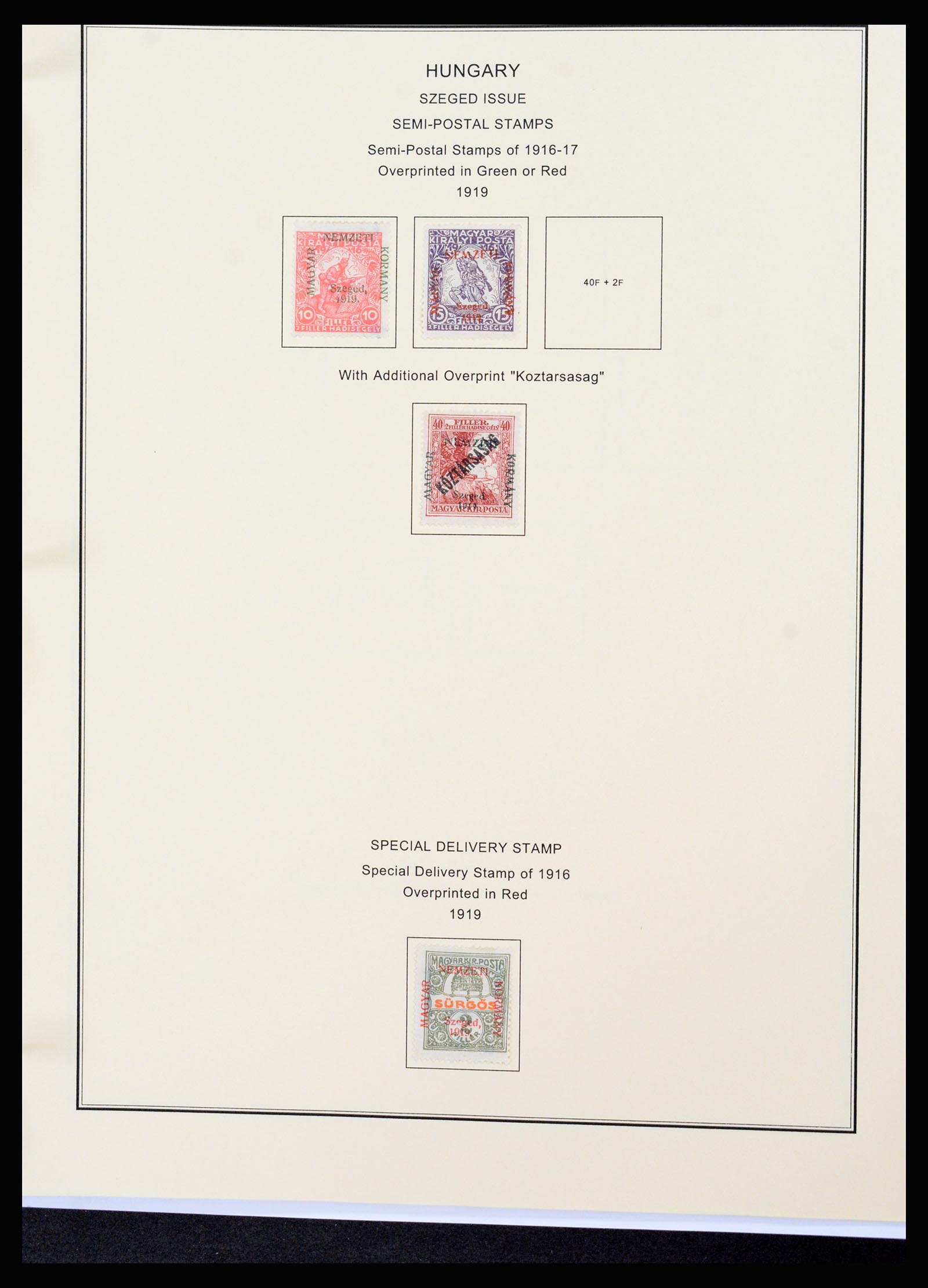 37226 324 - Postzegelverzameling 37226 Hongarije en gebieden 1871-1980.