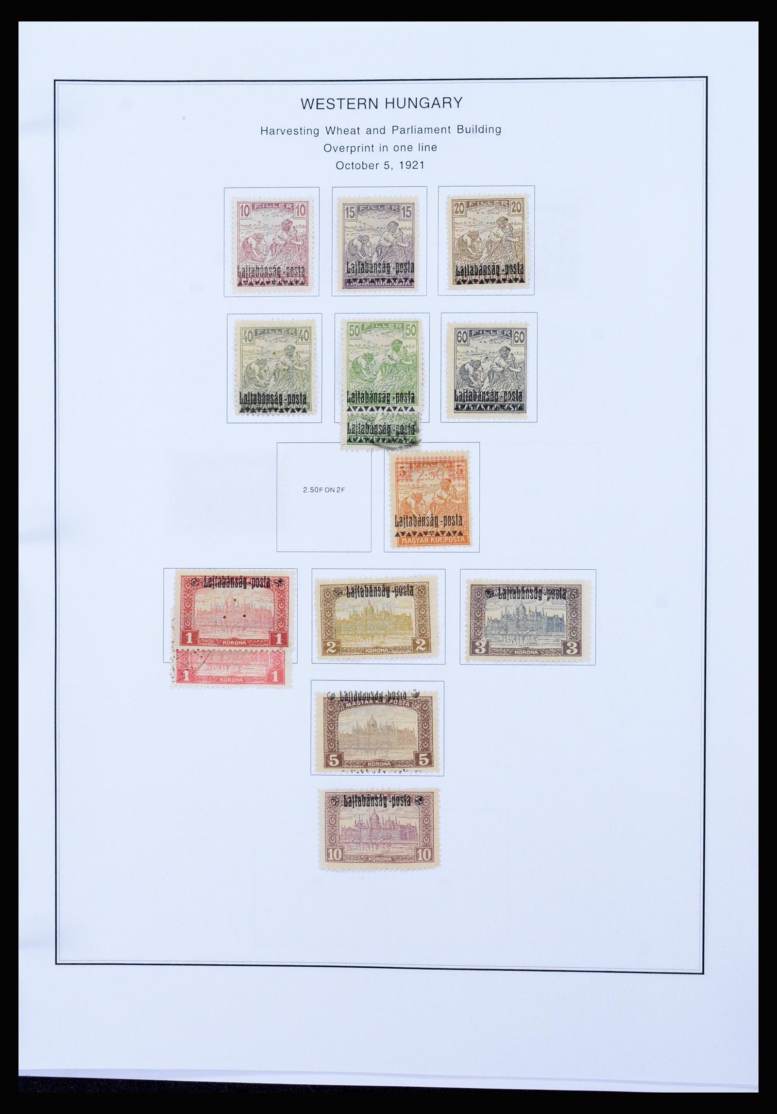 37226 327 - Postzegelverzameling 37226 Hongarije en gebieden 1871-1980.