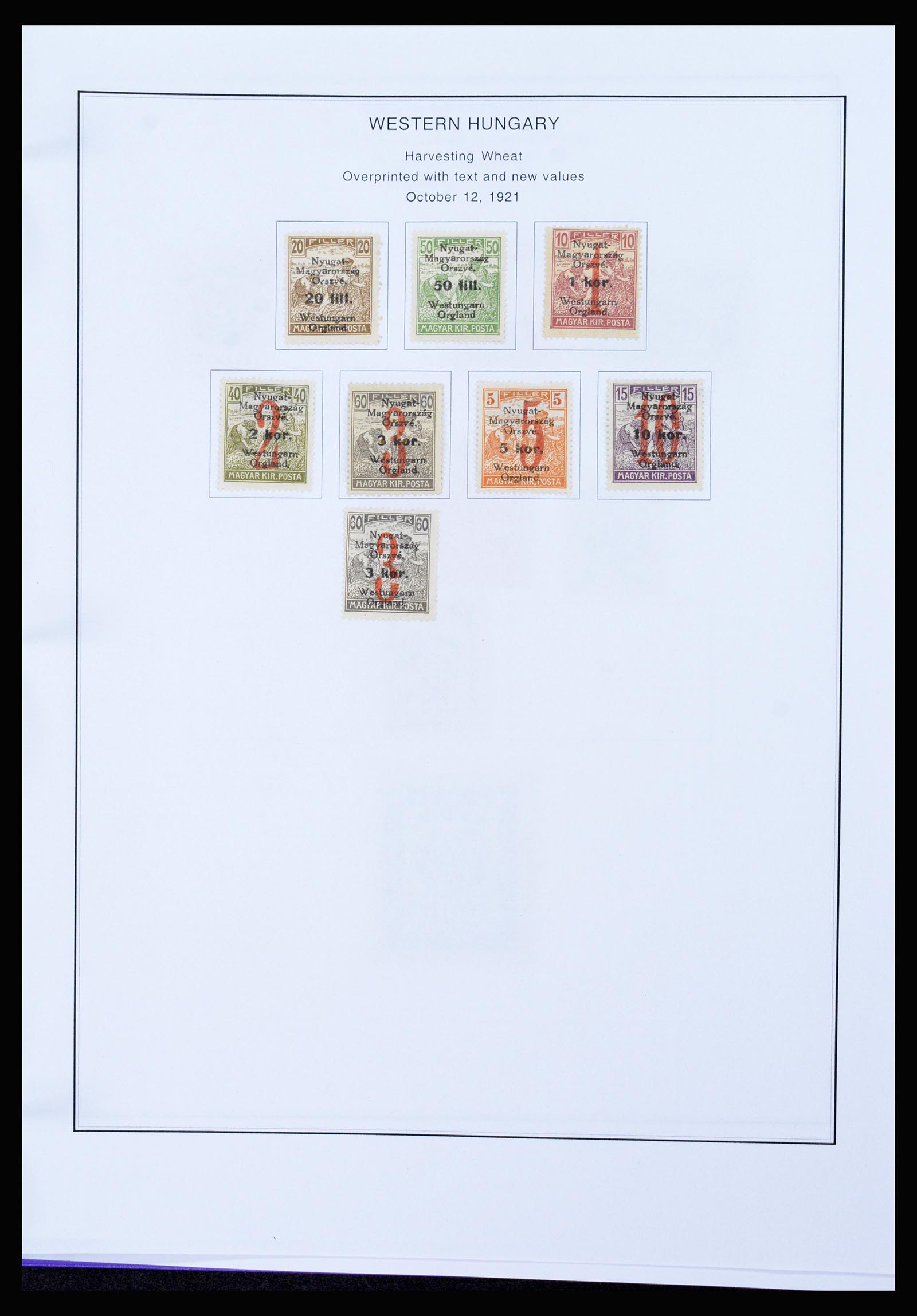 37226 329 - Postzegelverzameling 37226 Hongarije en gebieden 1871-1980.