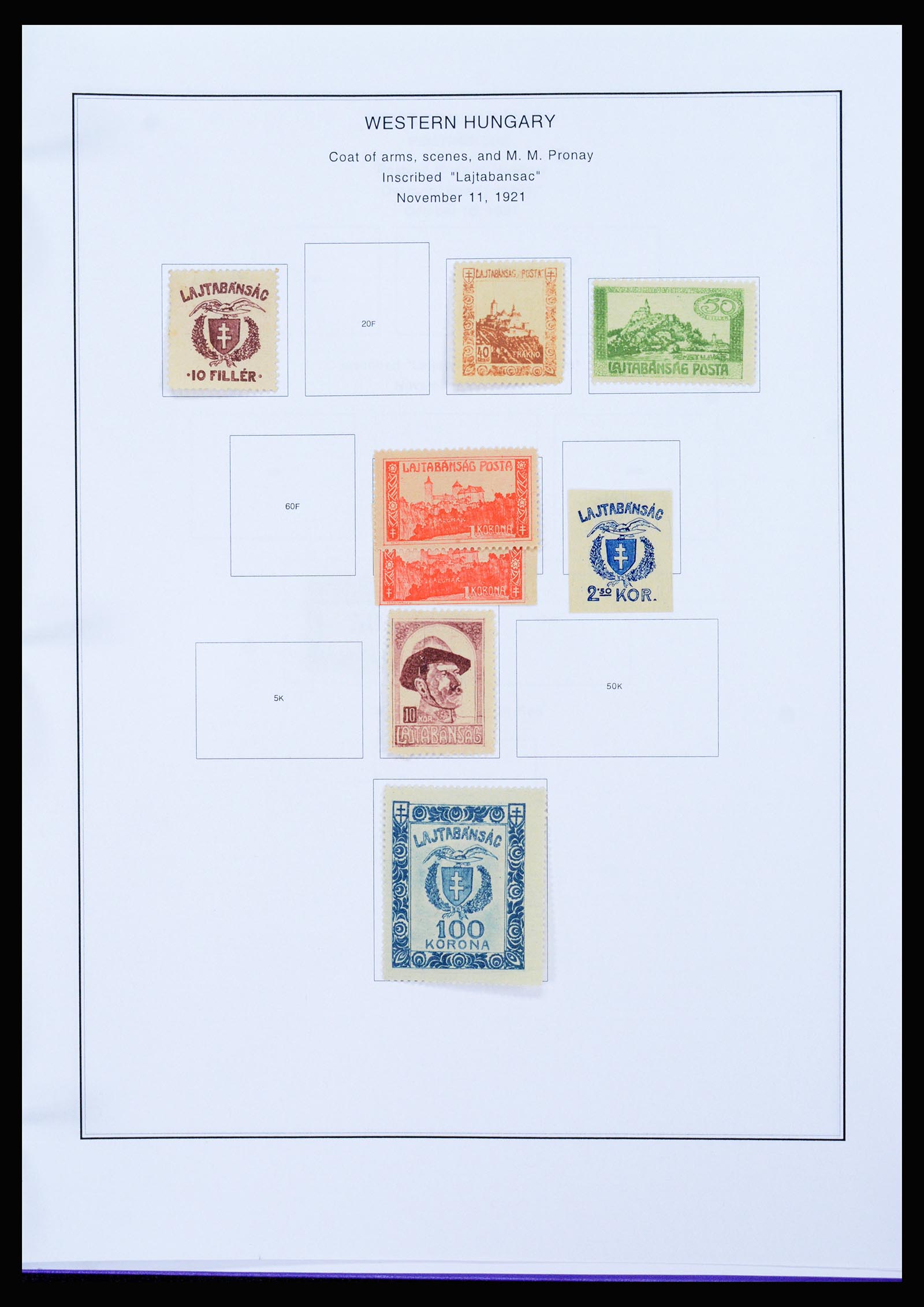 37226 330 - Postzegelverzameling 37226 Hongarije en gebieden 1871-1980.