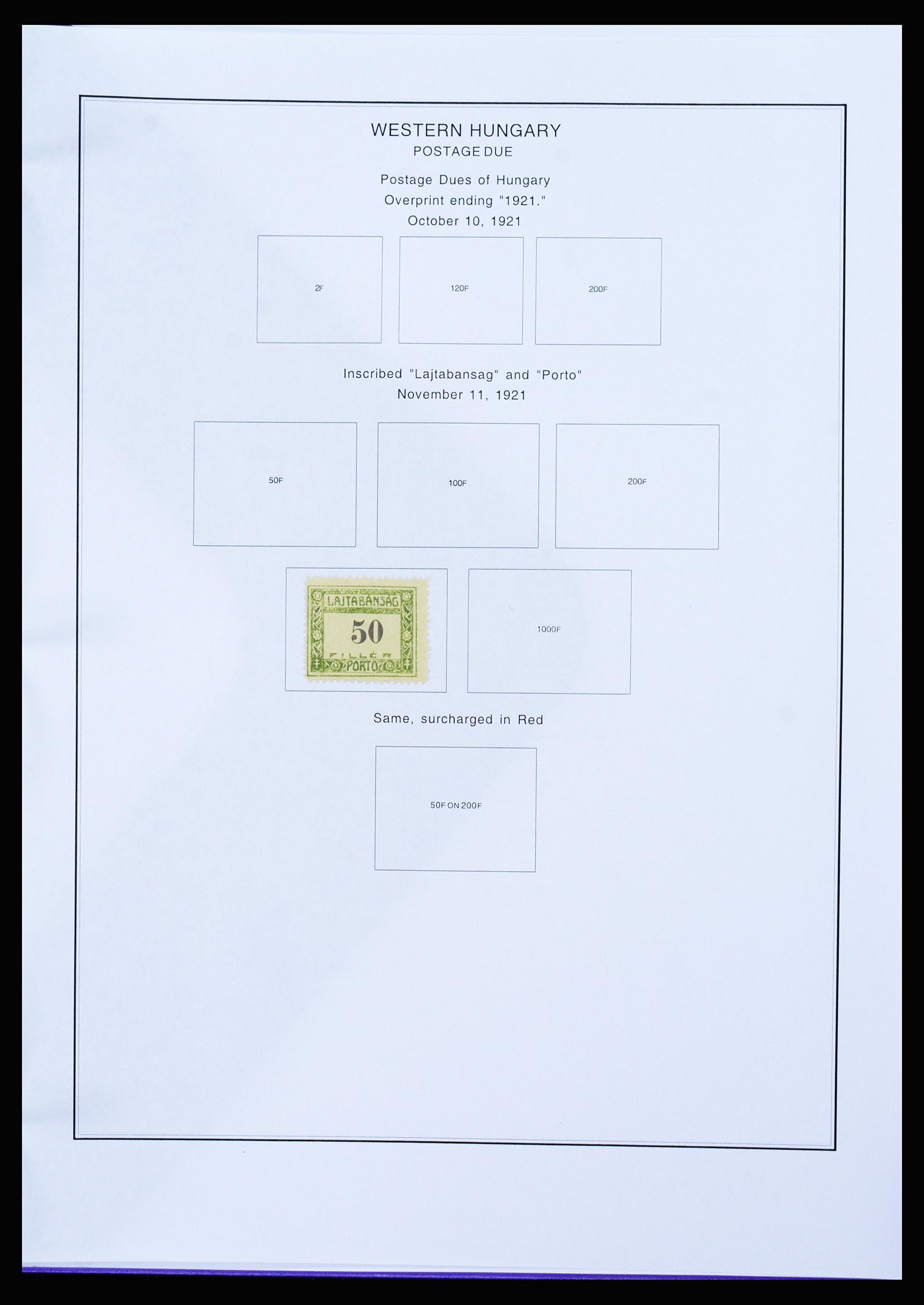 37226 331 - Postzegelverzameling 37226 Hongarije en gebieden 1871-1980.