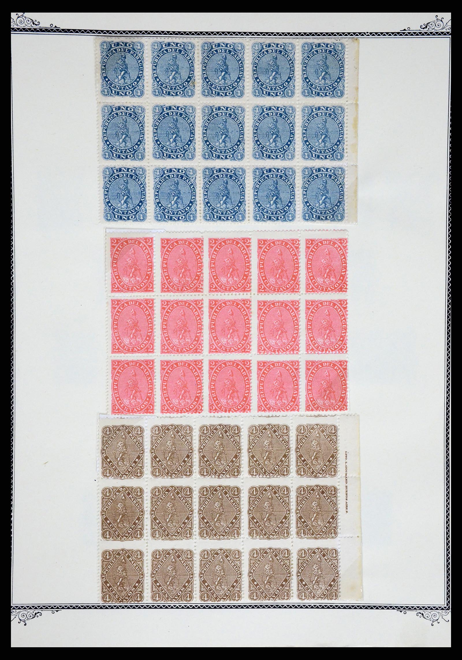 37227 004 - Postzegelverzameling 37227 Paraguay 1870-2000.
