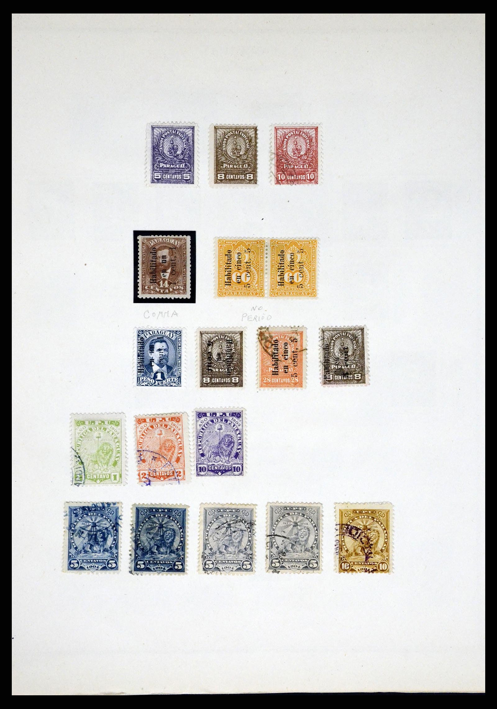37227 007 - Postzegelverzameling 37227 Paraguay 1870-2000.