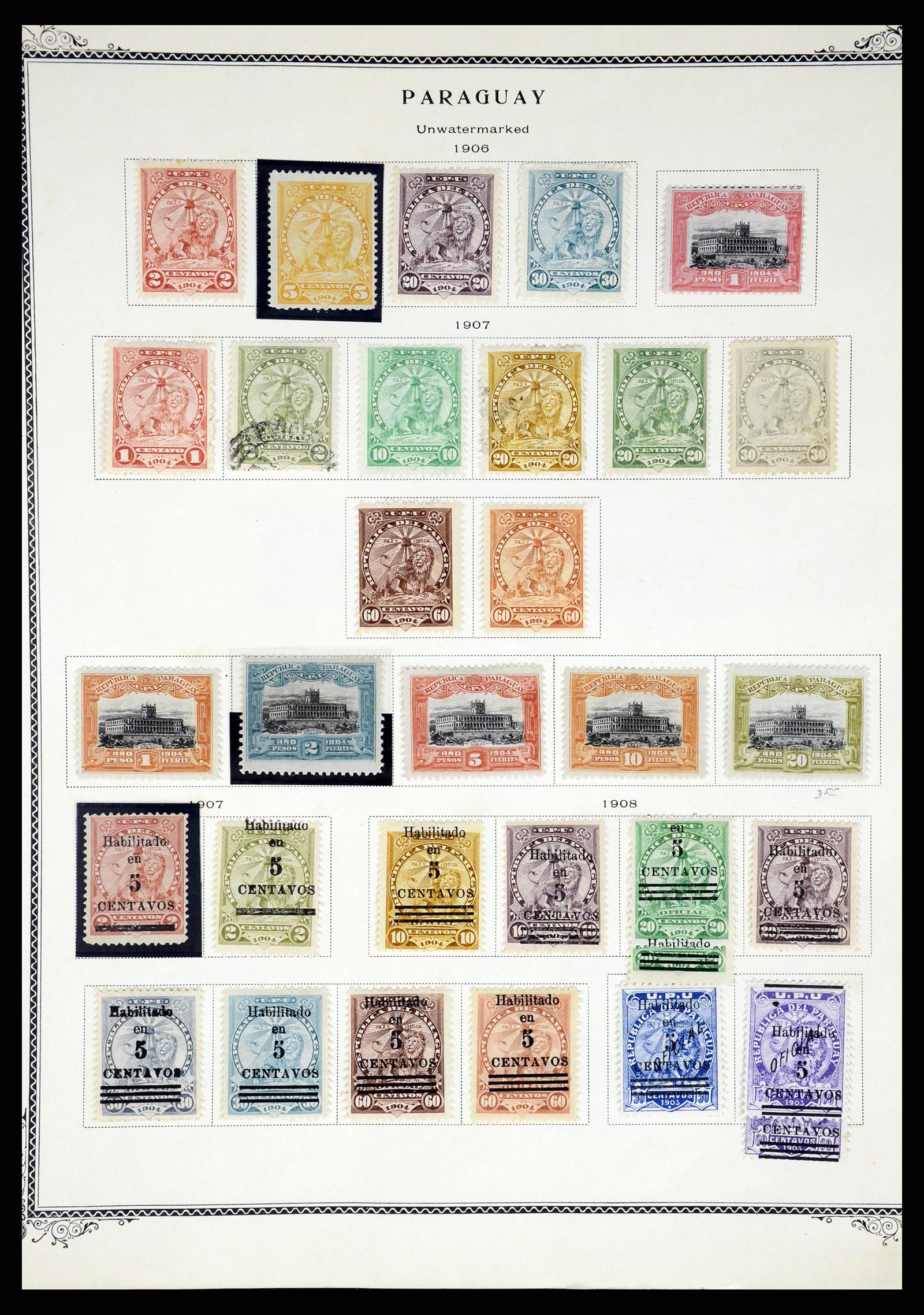 37227 010 - Stamp collection 37227 Paraguay 1870-2000.