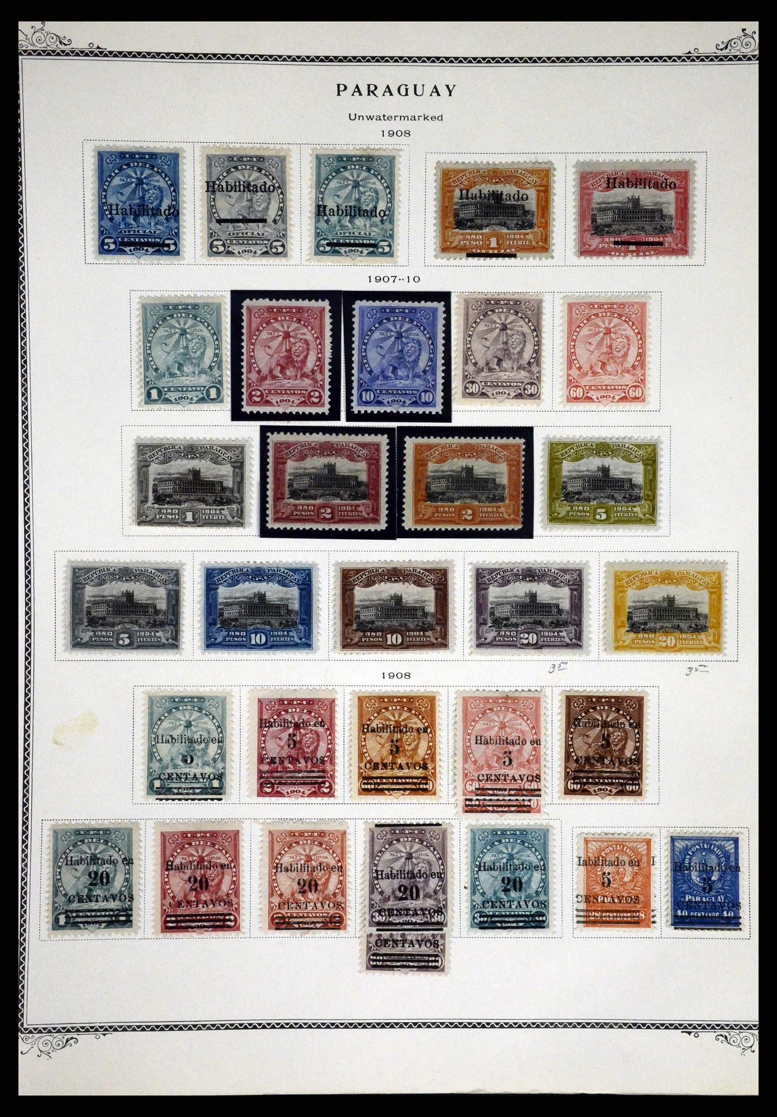 37227 012 - Postzegelverzameling 37227 Paraguay 1870-2000.
