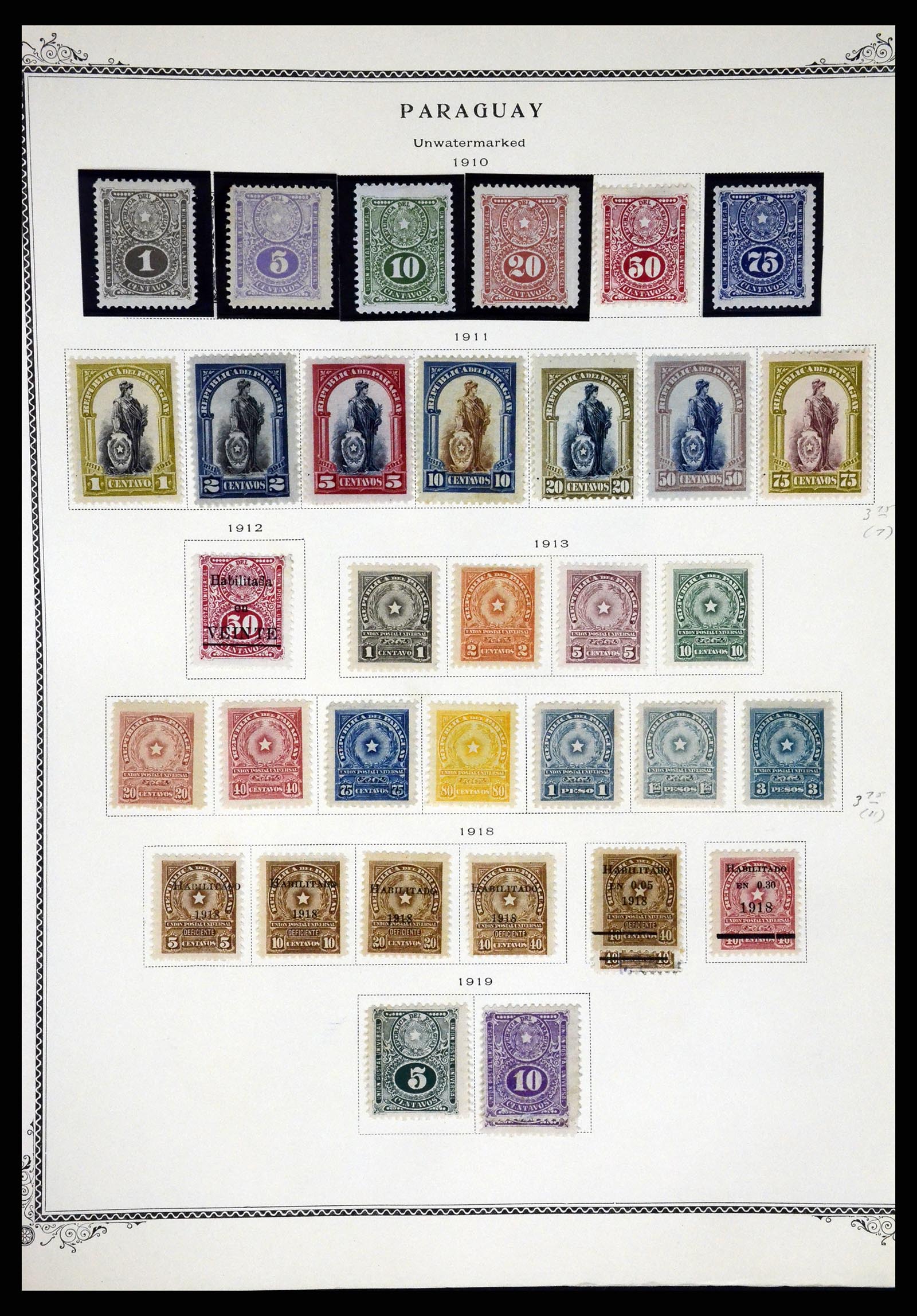 37227 016 - Postzegelverzameling 37227 Paraguay 1870-2000.