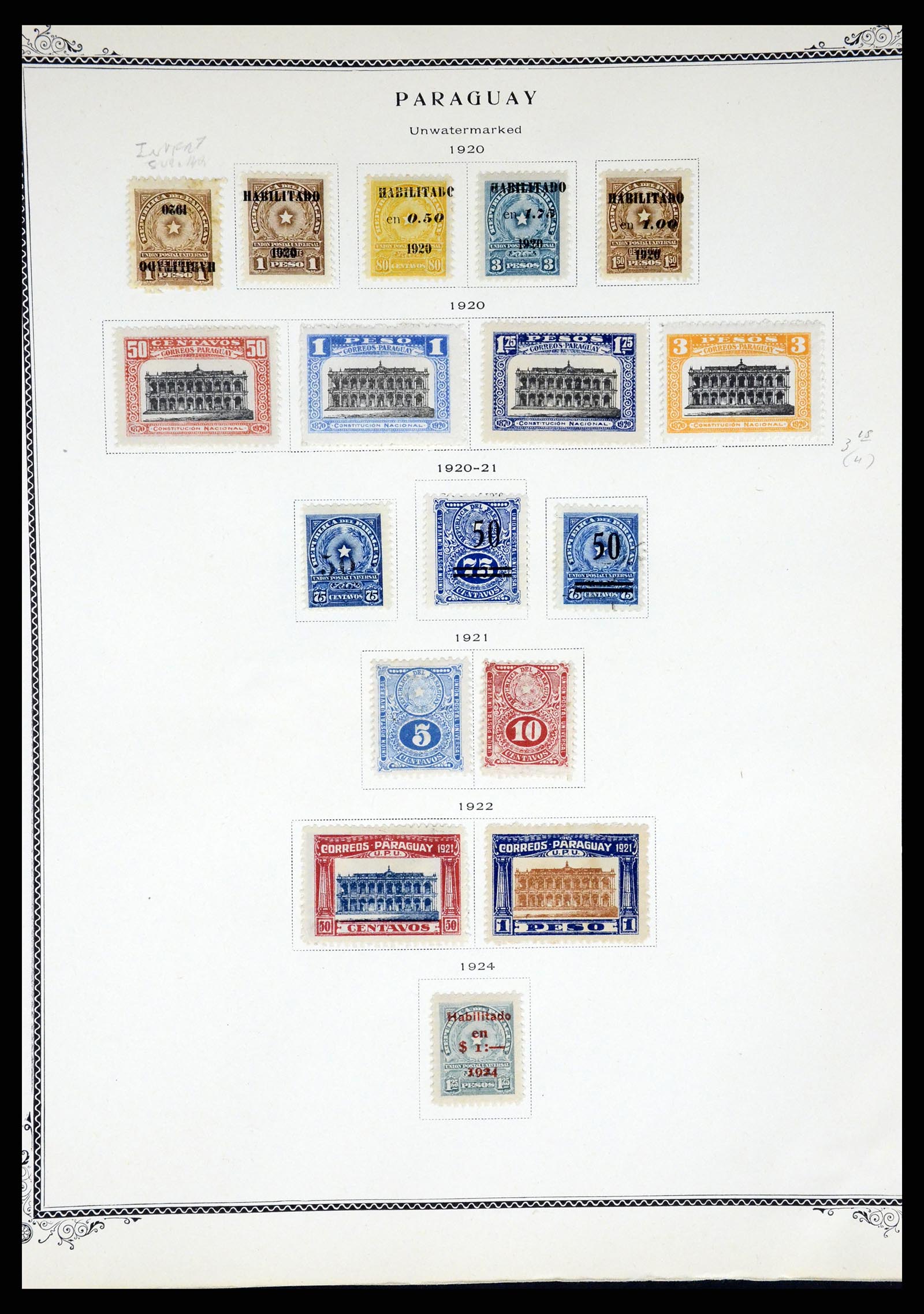 37227 018 - Postzegelverzameling 37227 Paraguay 1870-2000.