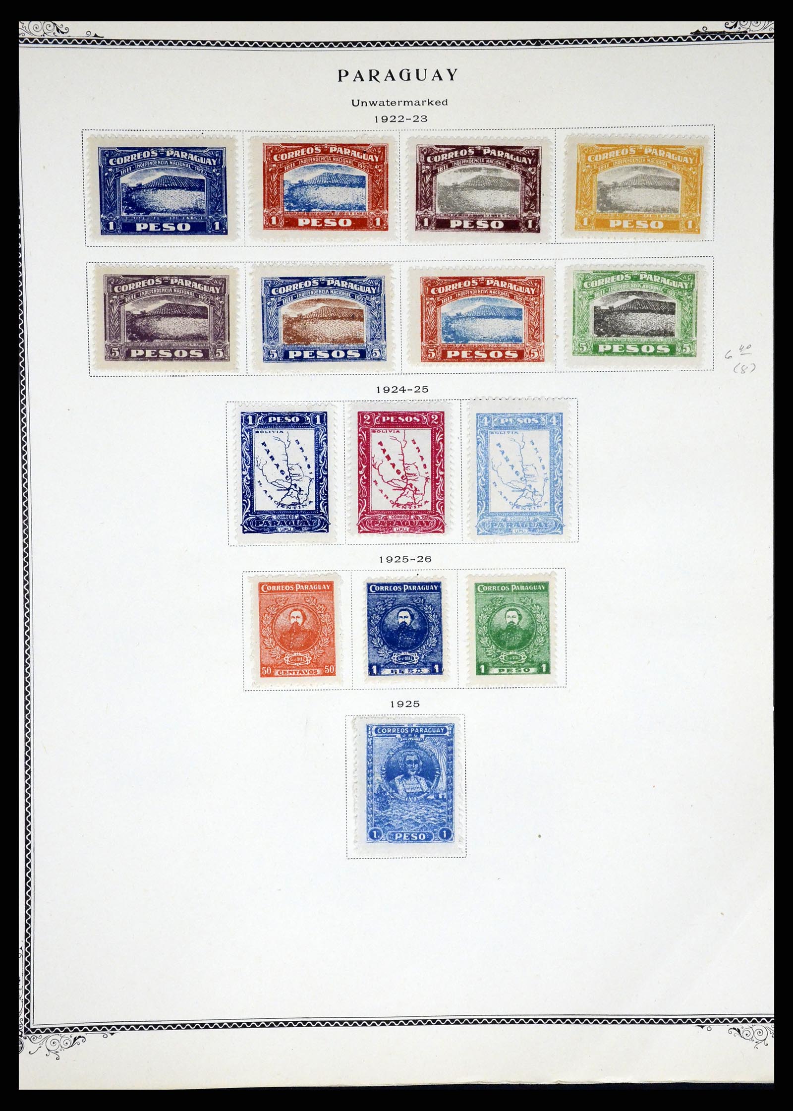 37227 020 - Postzegelverzameling 37227 Paraguay 1870-2000.