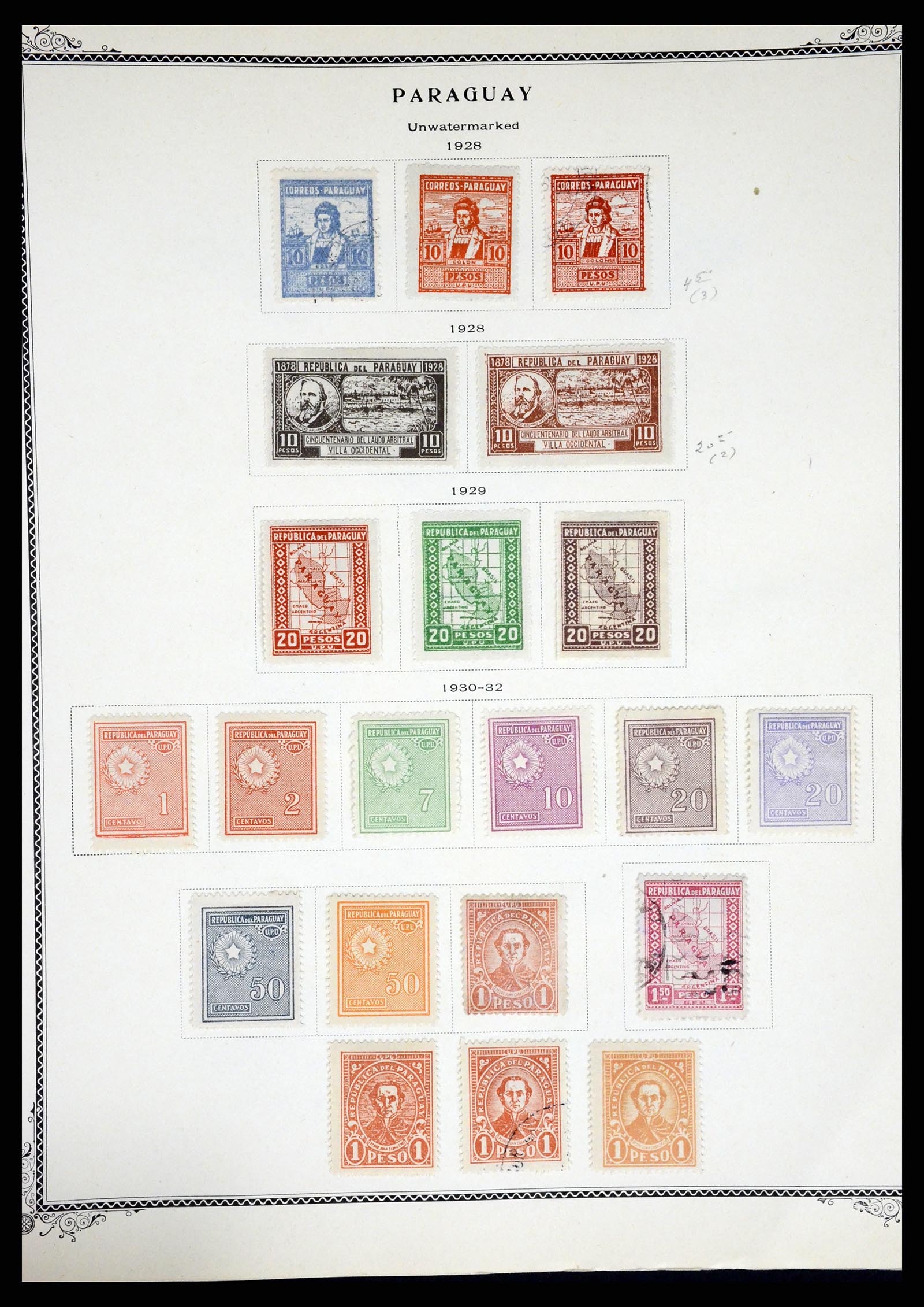 37227 024 - Postzegelverzameling 37227 Paraguay 1870-2000.