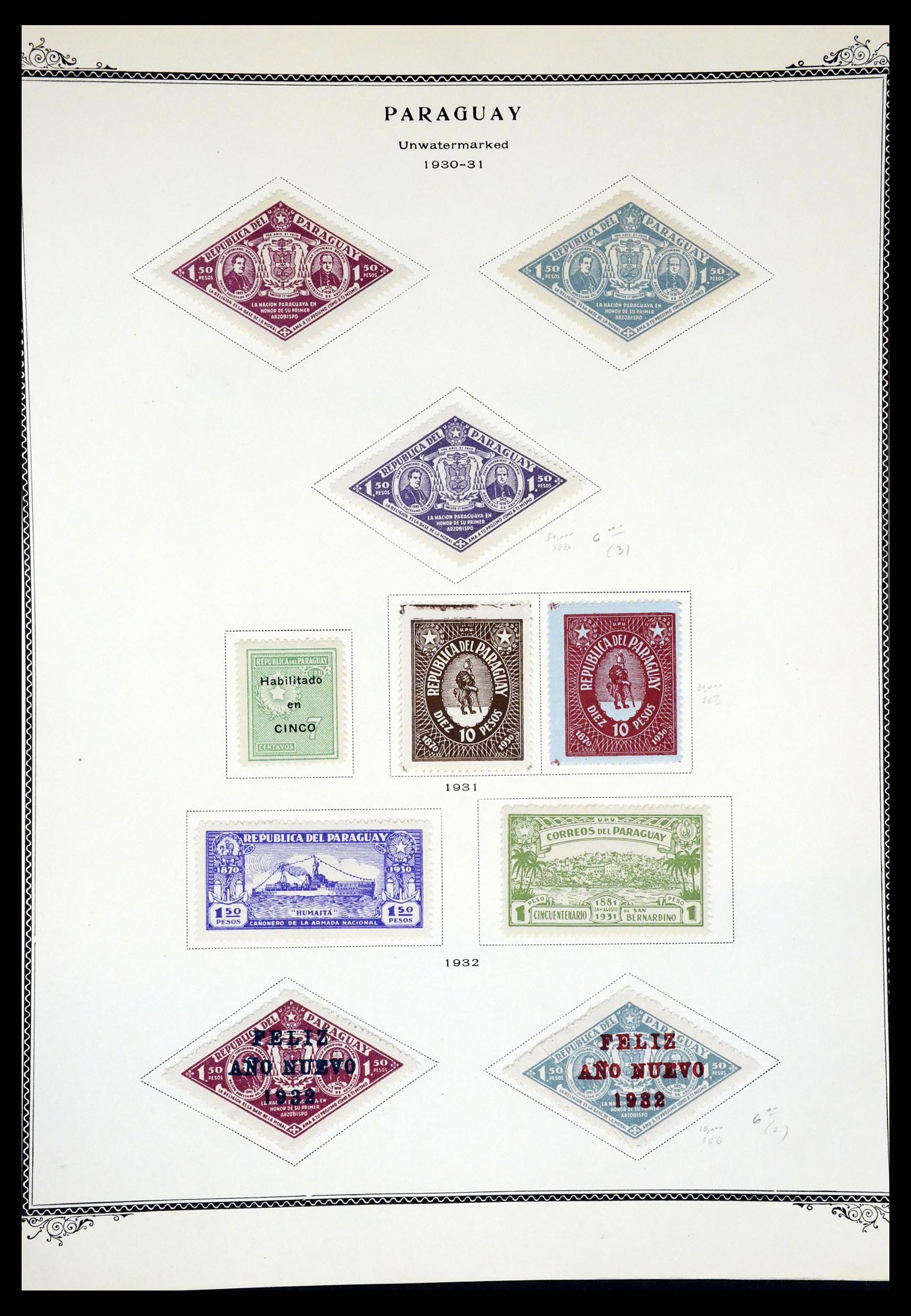 37227 026 - Stamp collection 37227 Paraguay 1870-2000.