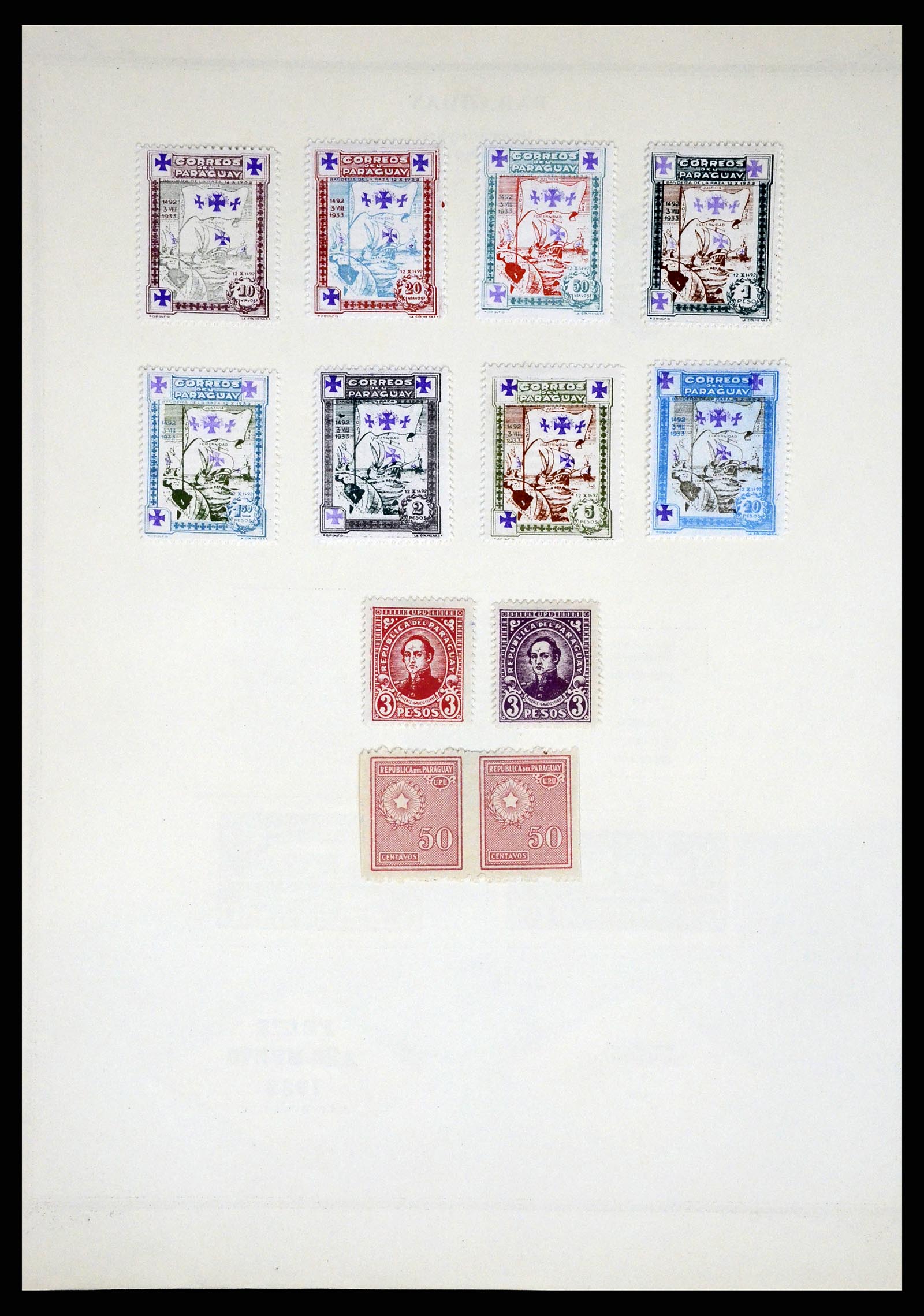 37227 027 - Postzegelverzameling 37227 Paraguay 1870-2000.