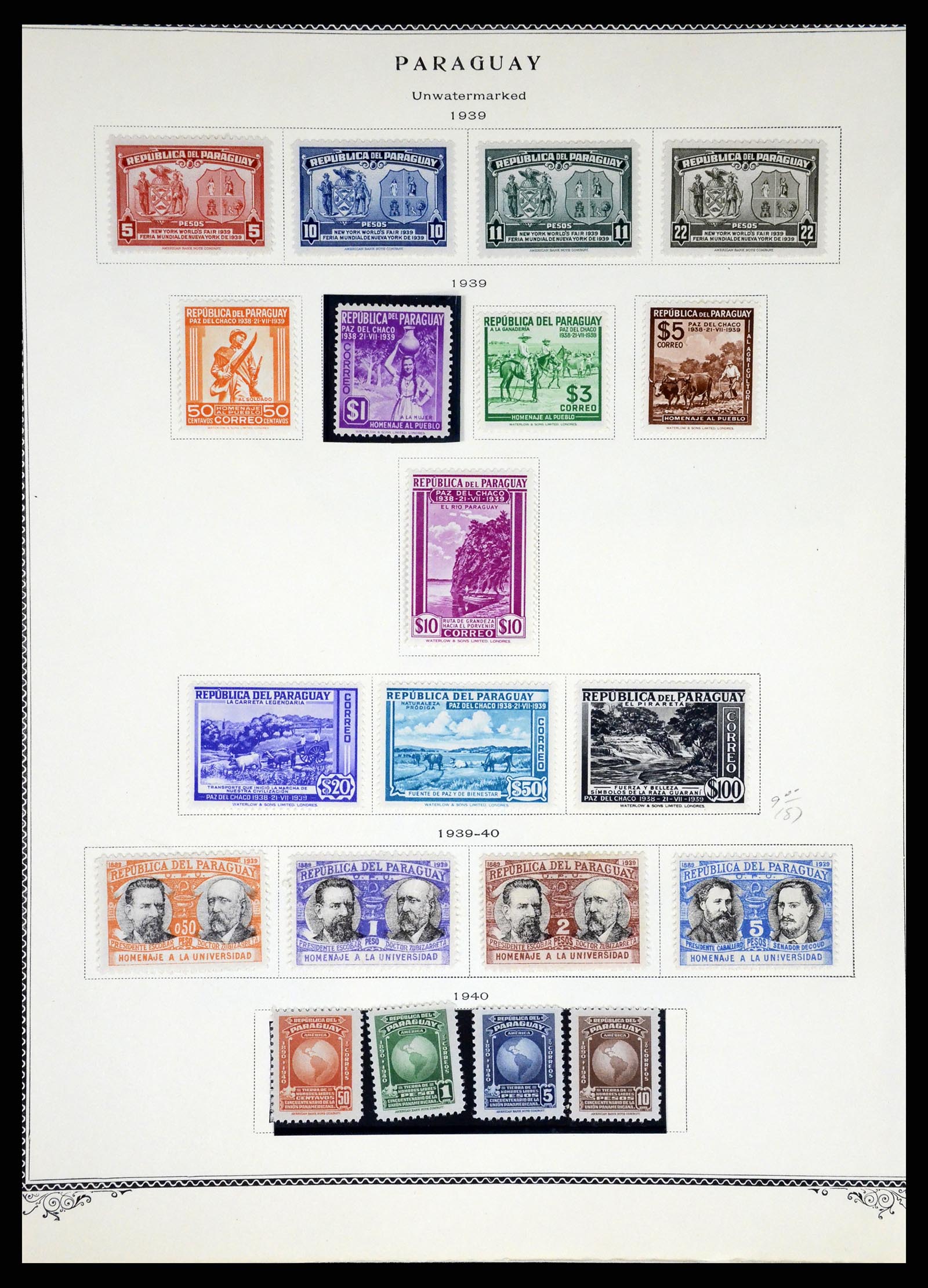 37227 034 - Postzegelverzameling 37227 Paraguay 1870-2000.