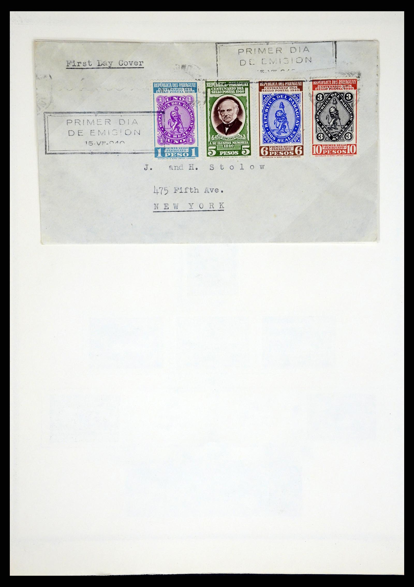 37227 035 - Postzegelverzameling 37227 Paraguay 1870-2000.