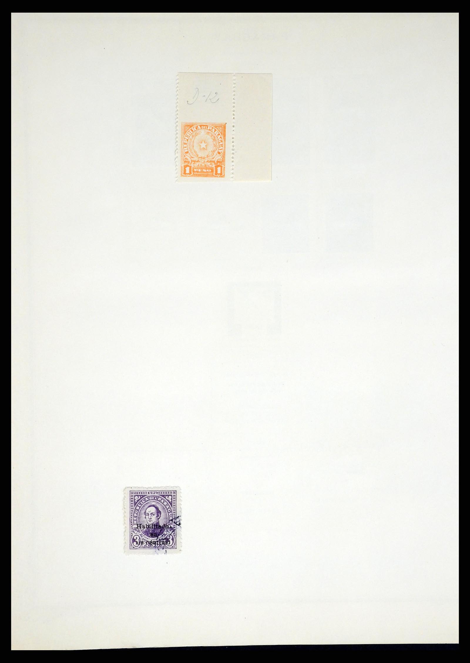 37227 037 - Postzegelverzameling 37227 Paraguay 1870-2000.