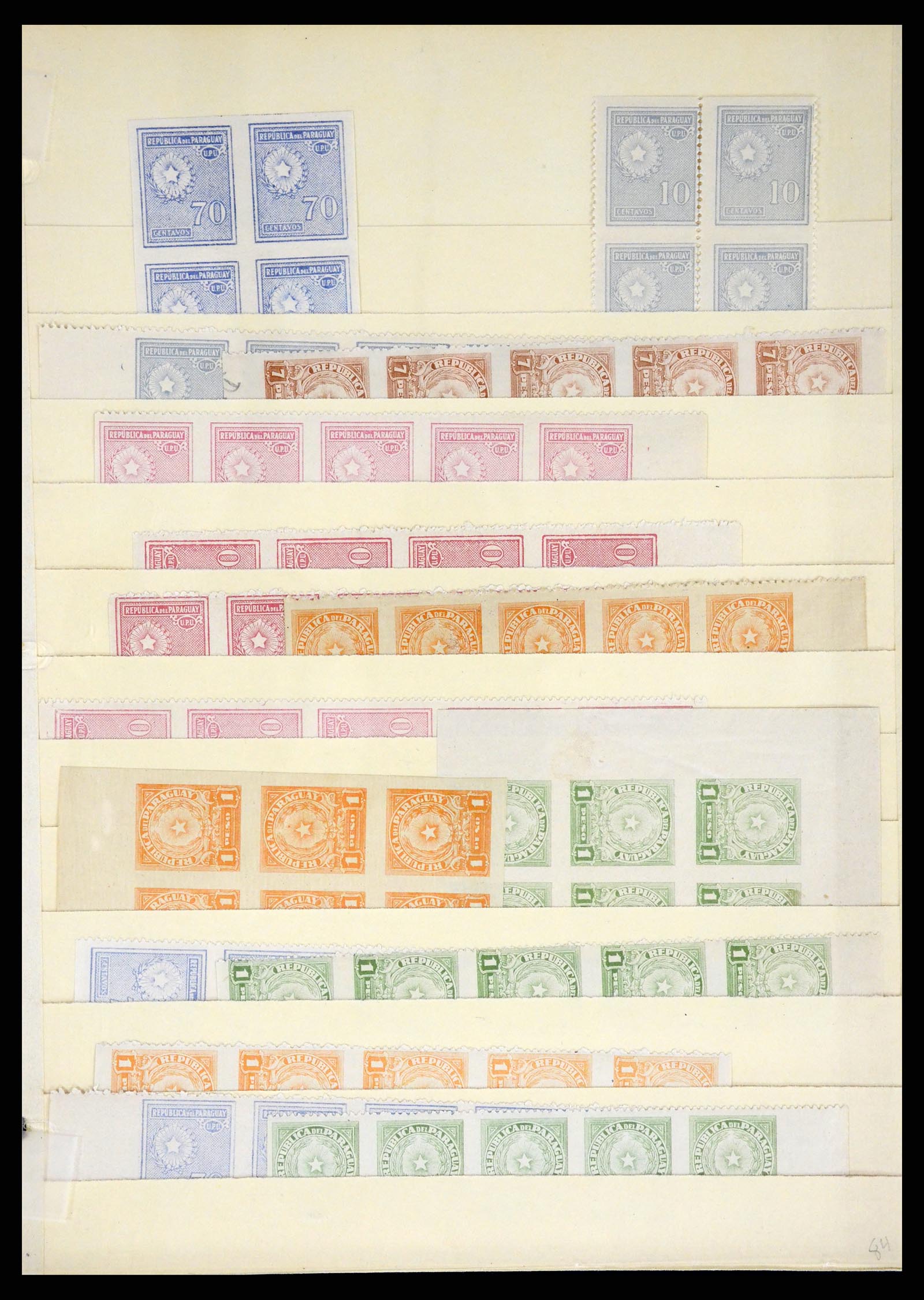 37227 038 - Postzegelverzameling 37227 Paraguay 1870-2000.