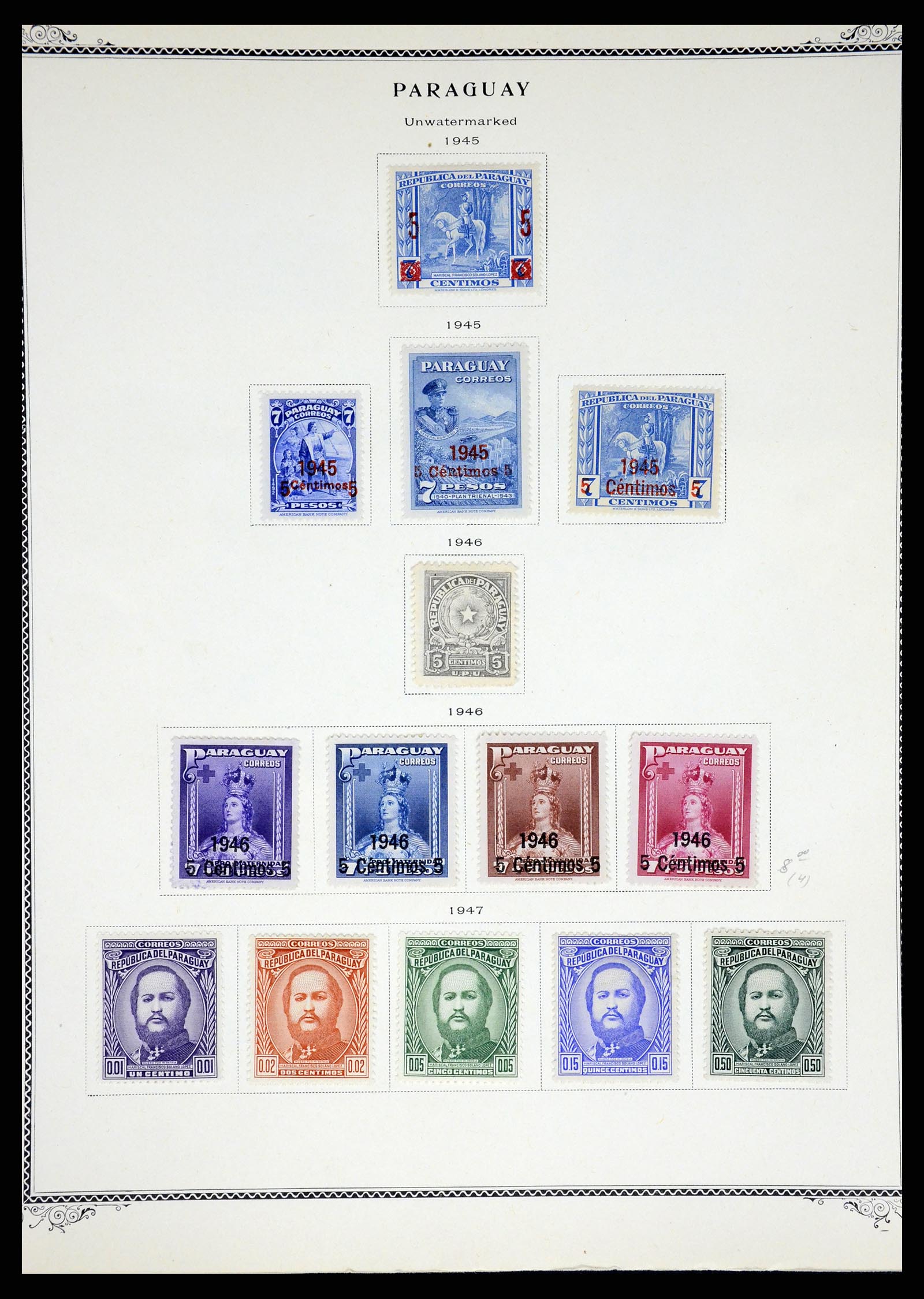 37227 042 - Stamp collection 37227 Paraguay 1870-2000.
