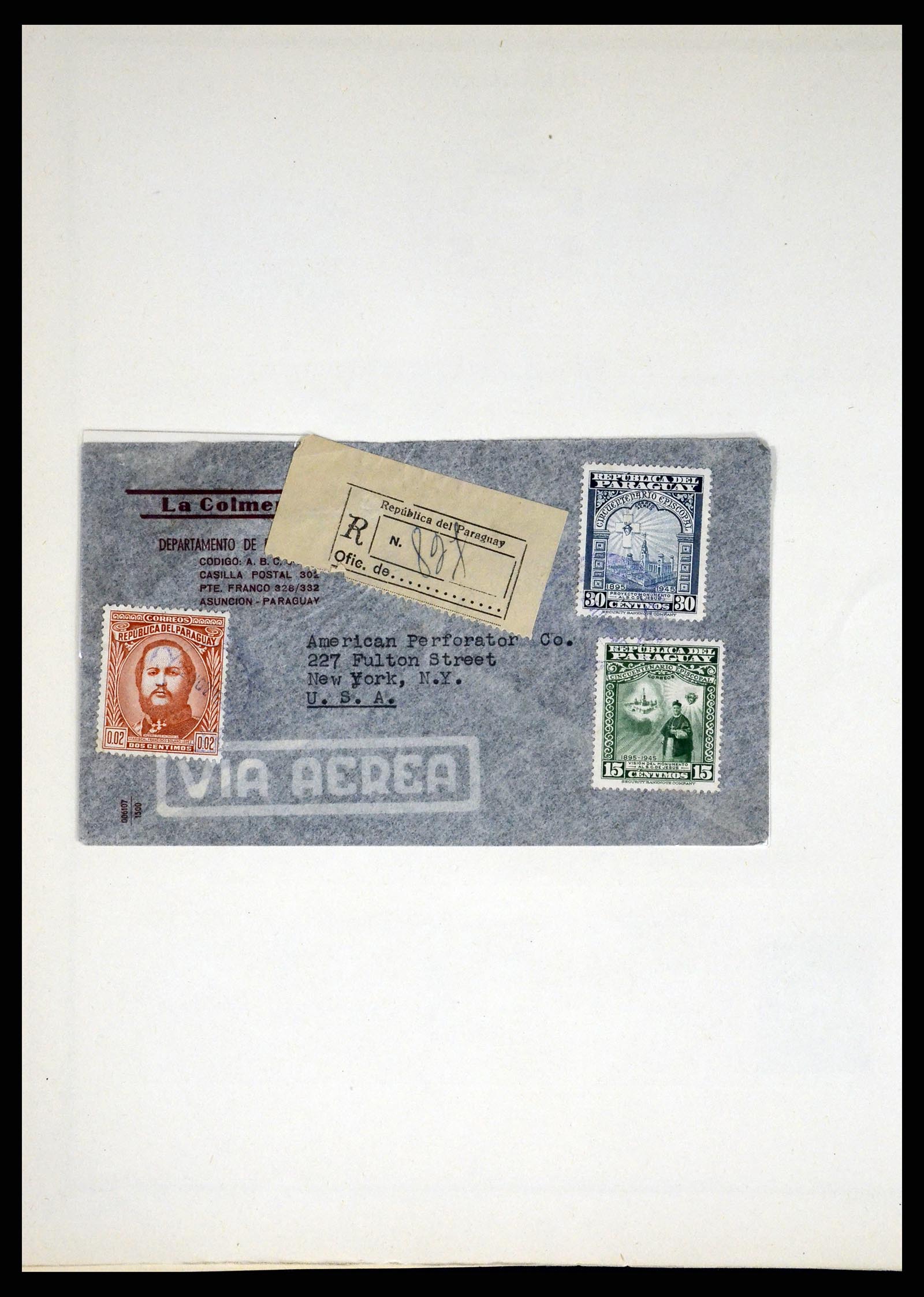 37227 043 - Postzegelverzameling 37227 Paraguay 1870-2000.