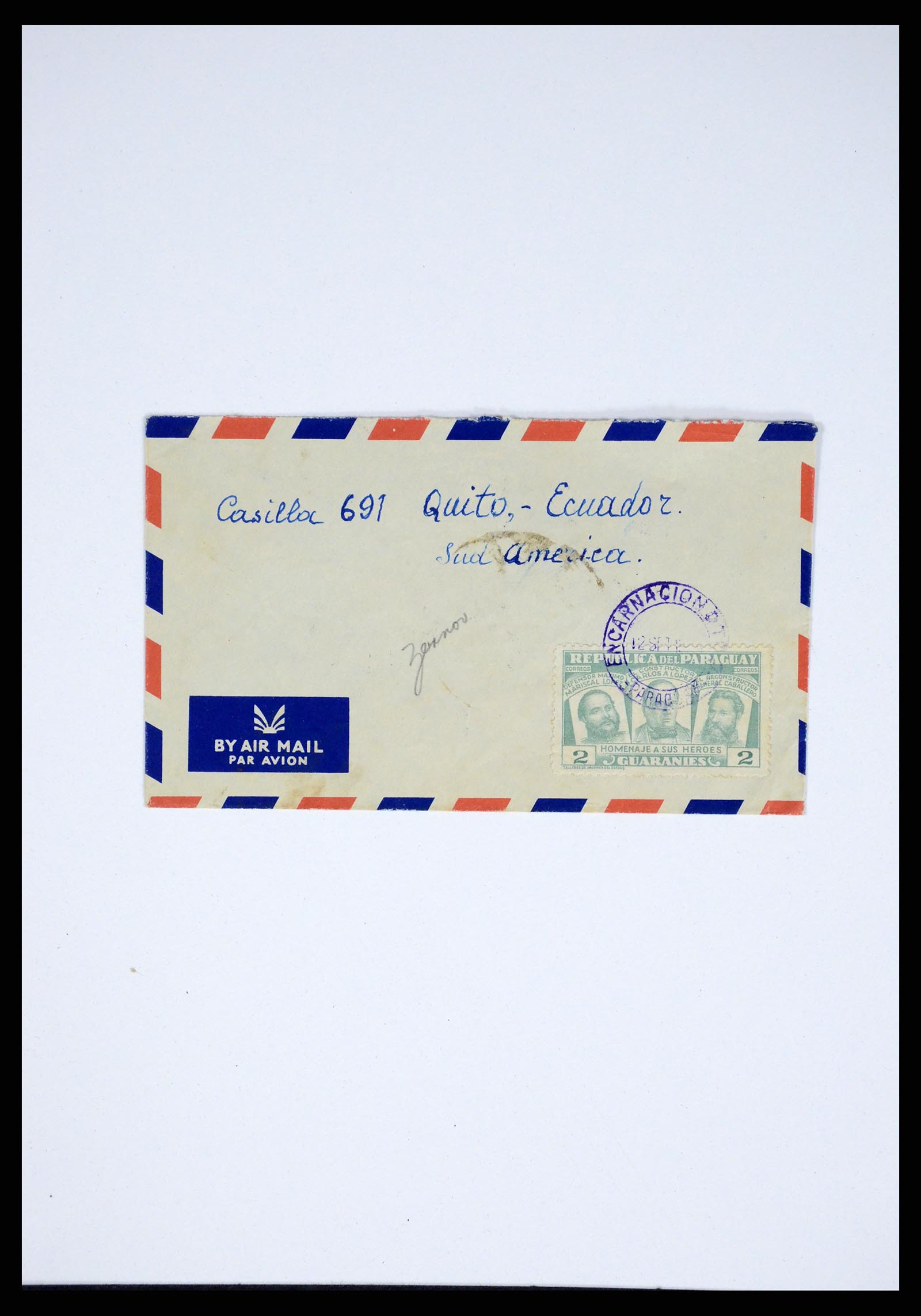 37227 049 - Postzegelverzameling 37227 Paraguay 1870-2000.