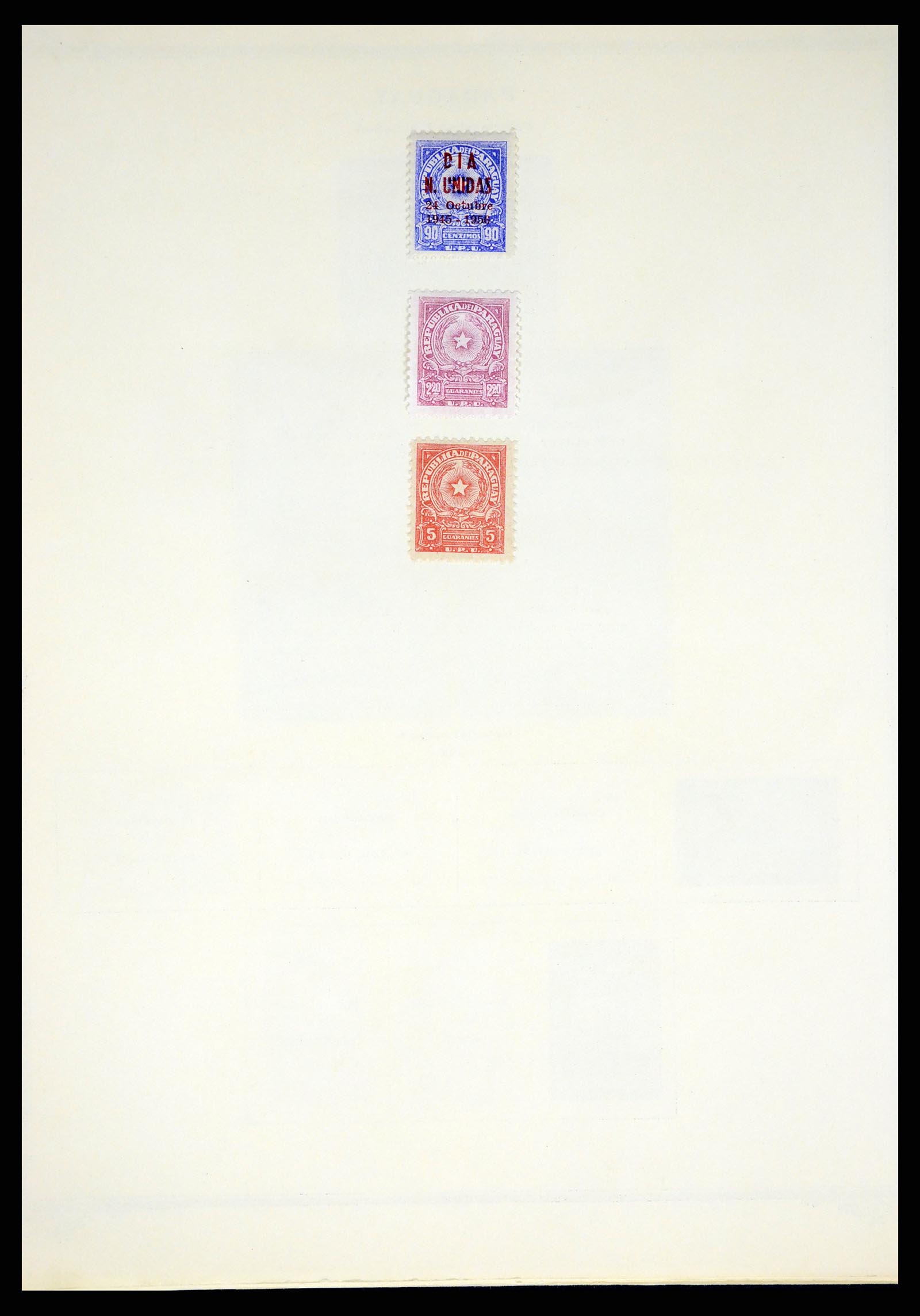 37227 052 - Postzegelverzameling 37227 Paraguay 1870-2000.