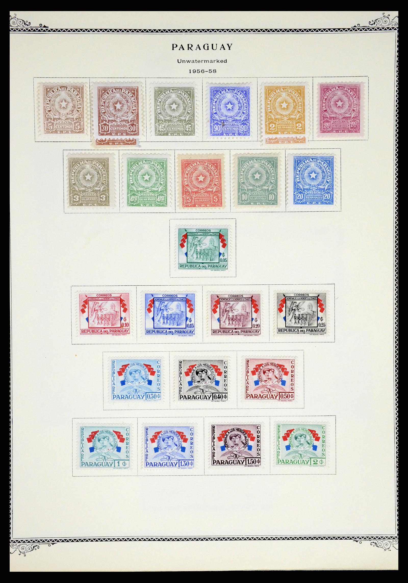 37227 053 - Postzegelverzameling 37227 Paraguay 1870-2000.