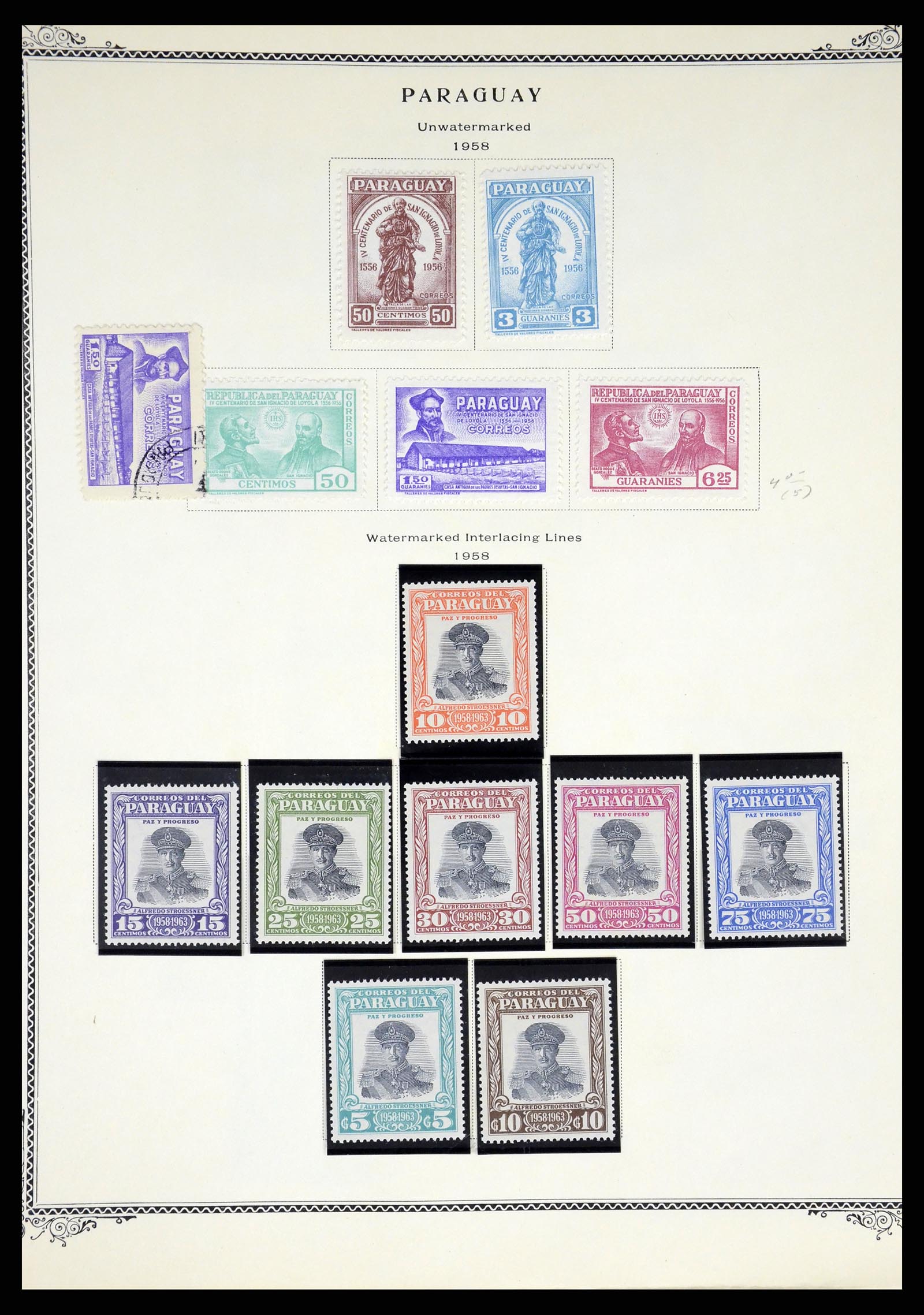 37227 055 - Postzegelverzameling 37227 Paraguay 1870-2000.