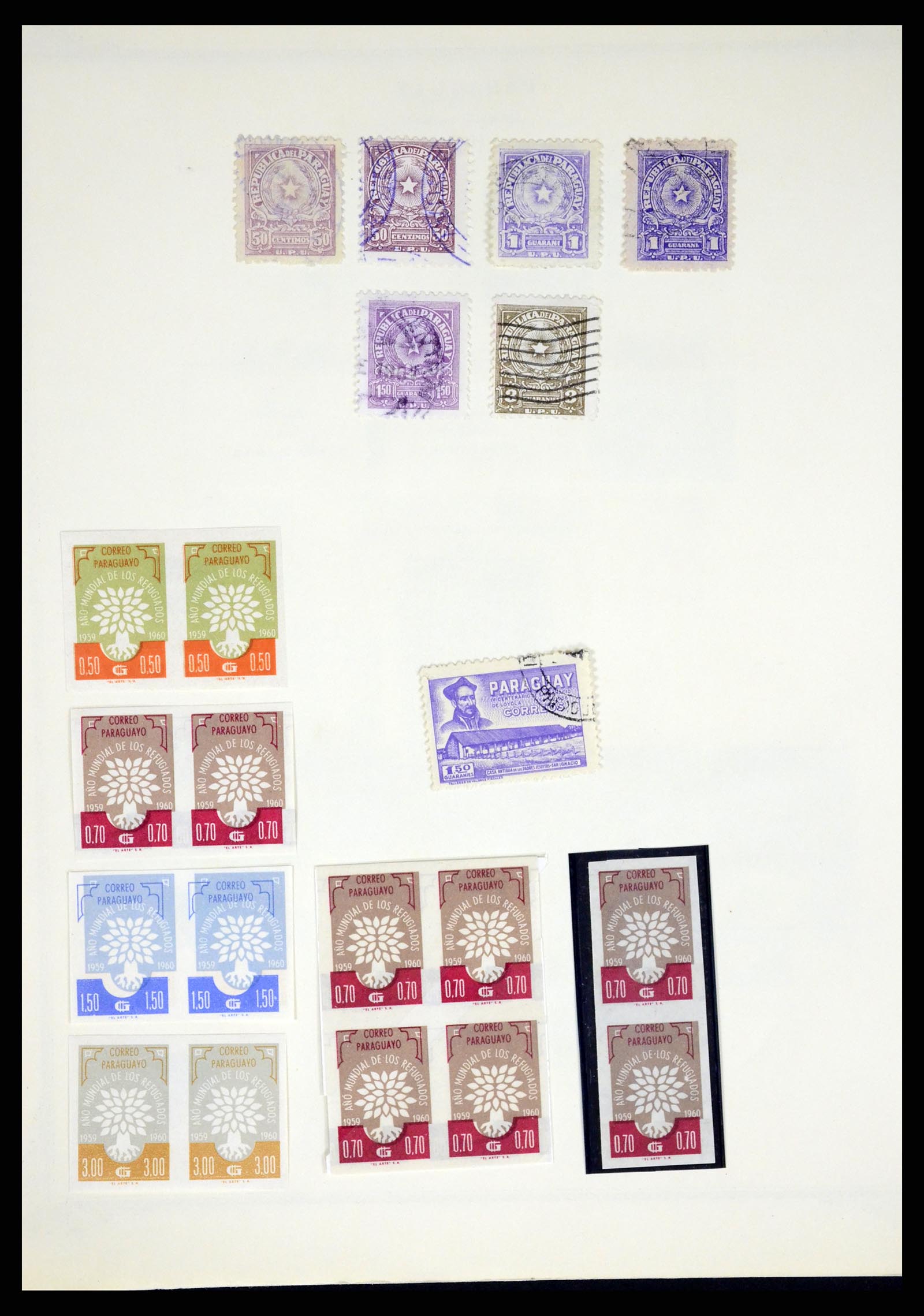 37227 056 - Postzegelverzameling 37227 Paraguay 1870-2000.