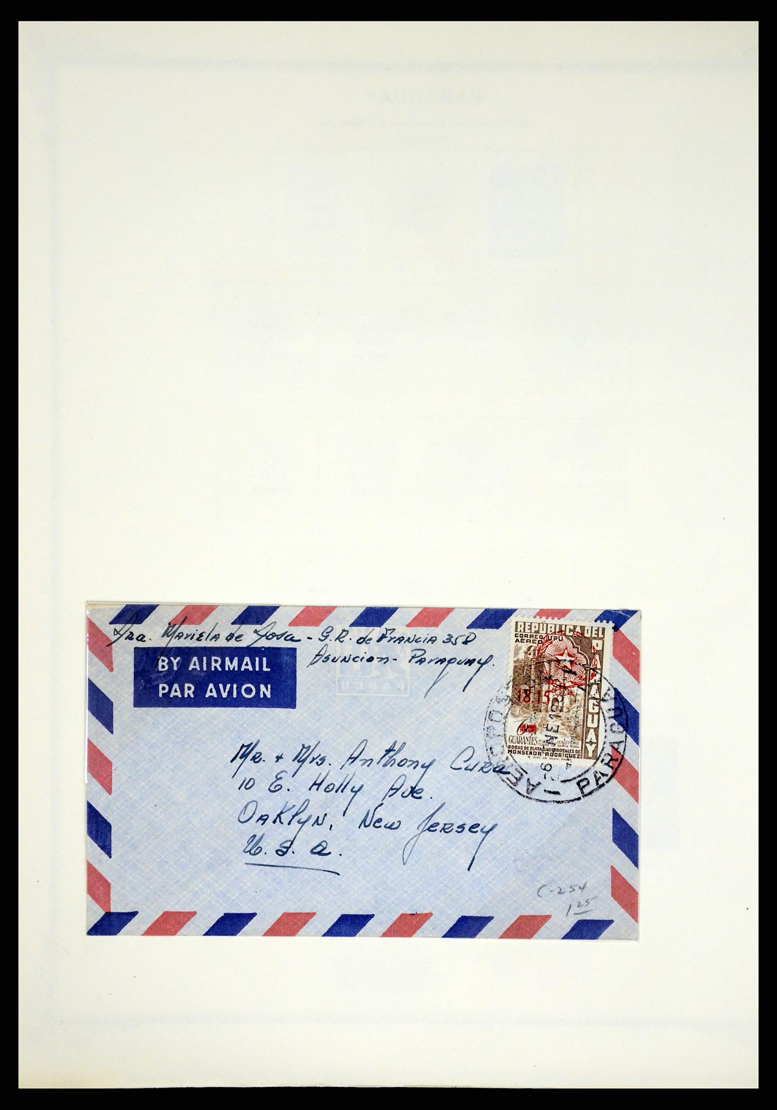 37227 059 - Postzegelverzameling 37227 Paraguay 1870-2000.