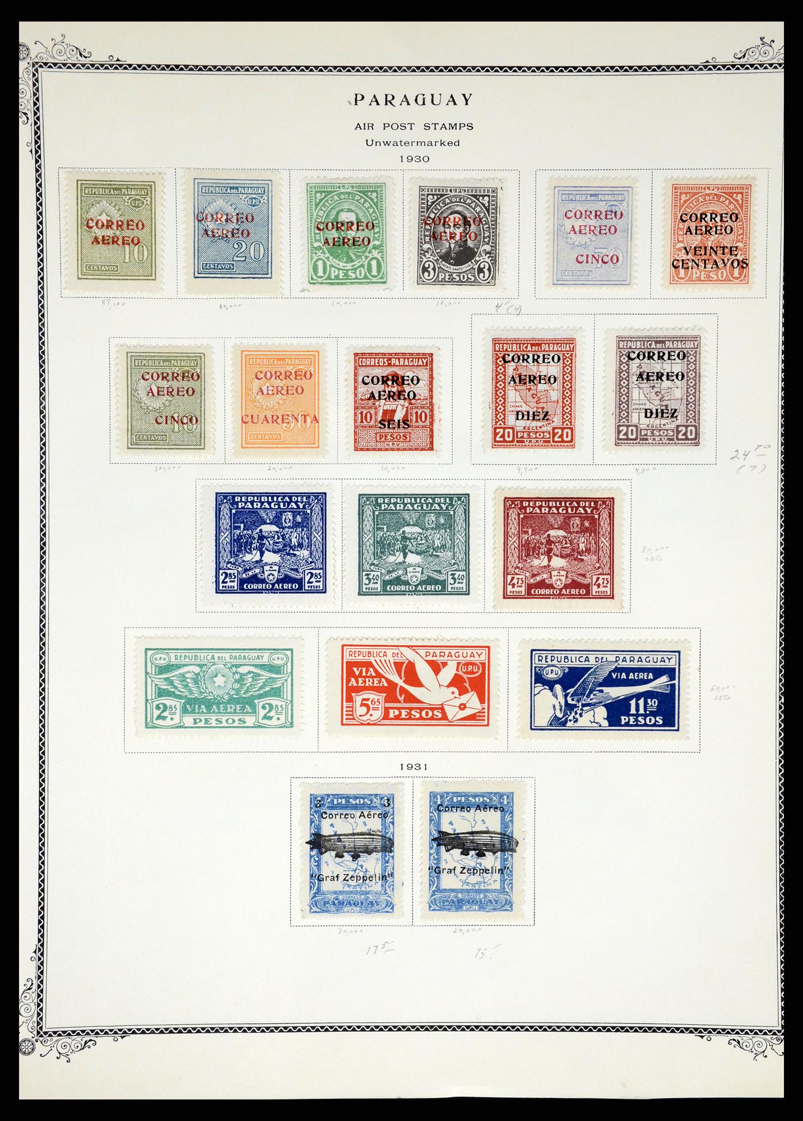 37227 084 - Stamp collection 37227 Paraguay 1870-2000.