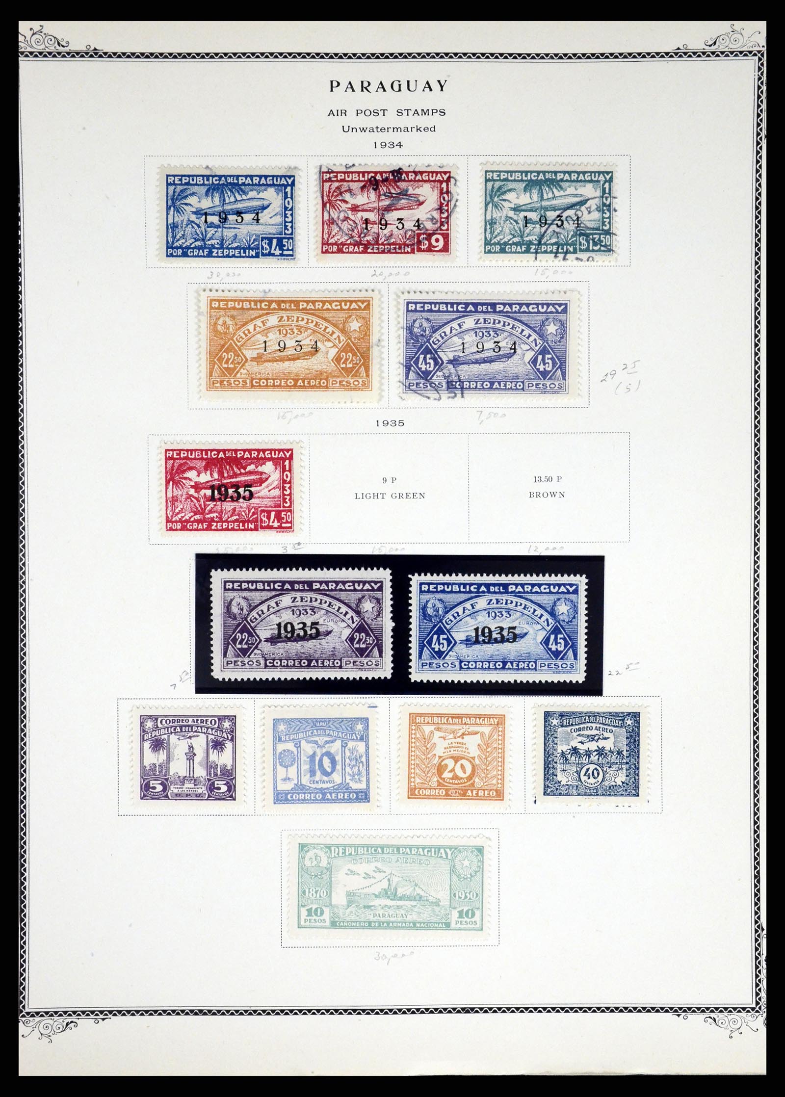 37227 090 - Stamp collection 37227 Paraguay 1870-2000.