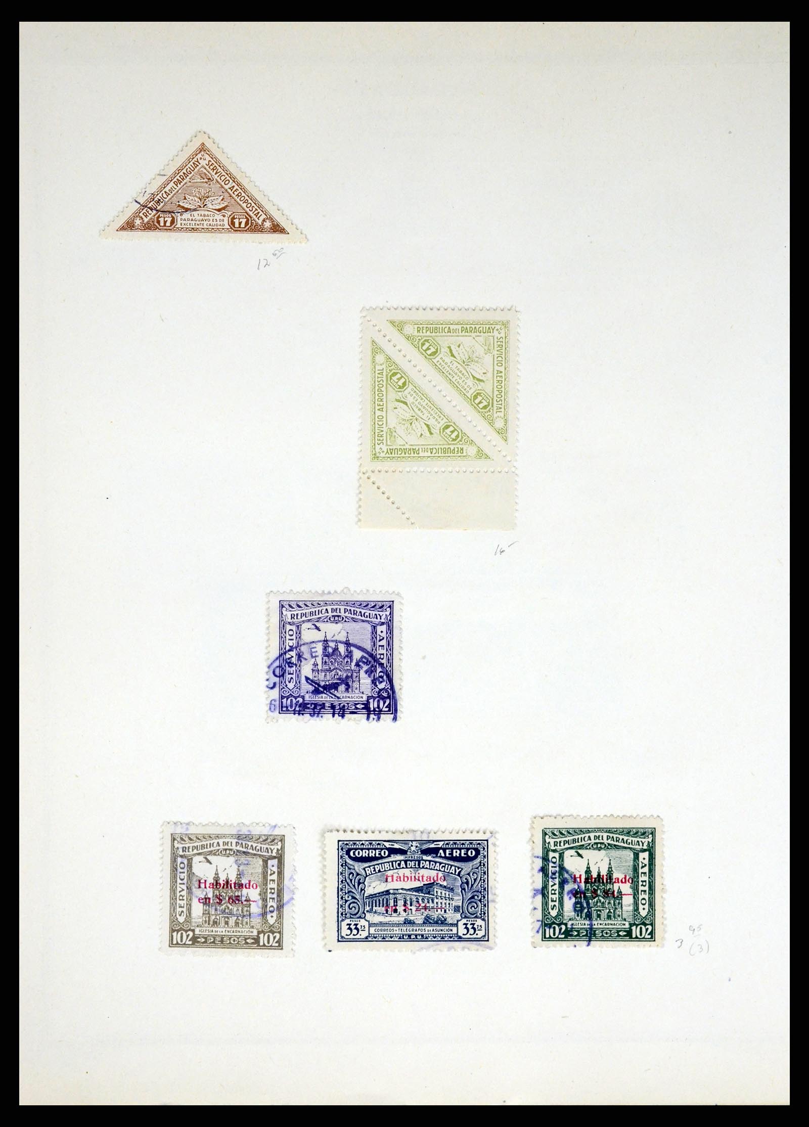 37227 091 - Stamp collection 37227 Paraguay 1870-2000.