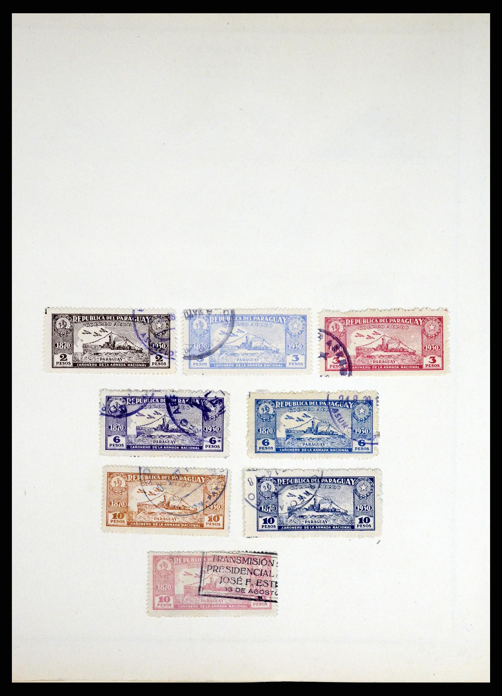 37227 093 - Stamp collection 37227 Paraguay 1870-2000.