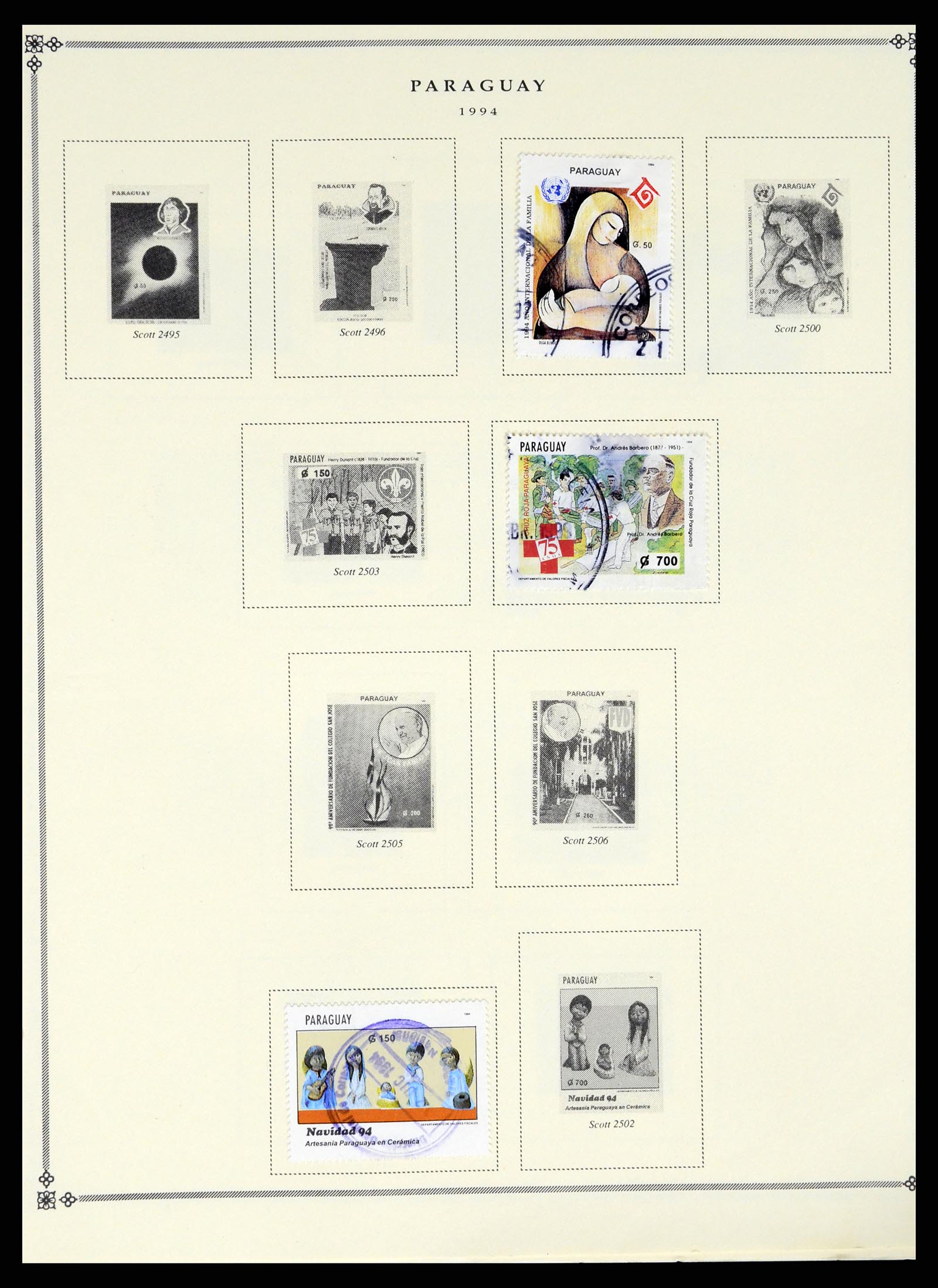 37227 821 - Postzegelverzameling 37227 Paraguay 1870-2000.