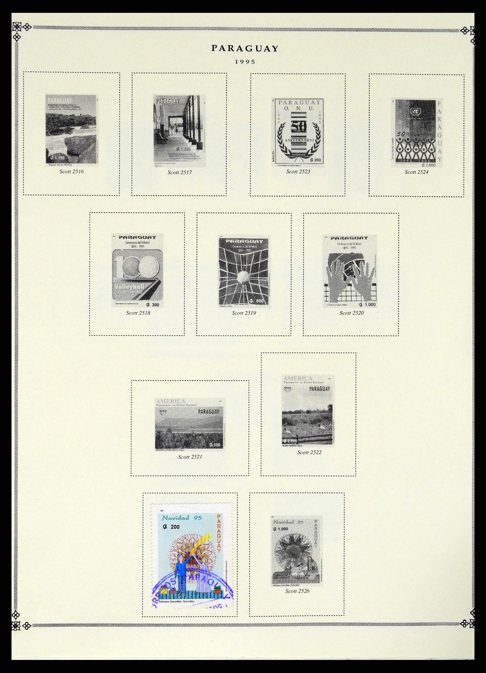 37227 824 - Postzegelverzameling 37227 Paraguay 1870-2000.