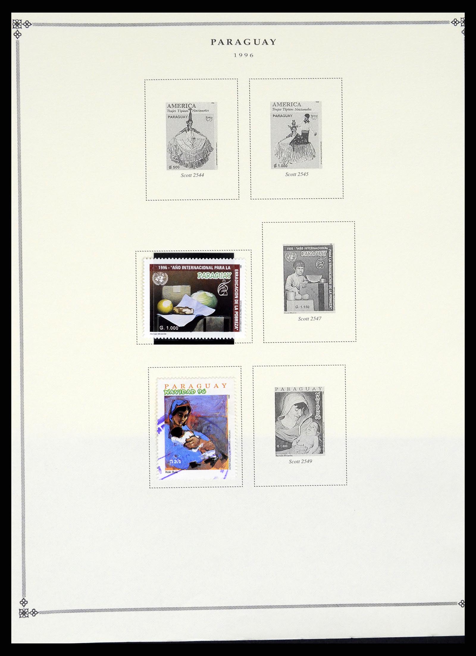 37227 825 - Postzegelverzameling 37227 Paraguay 1870-2000.