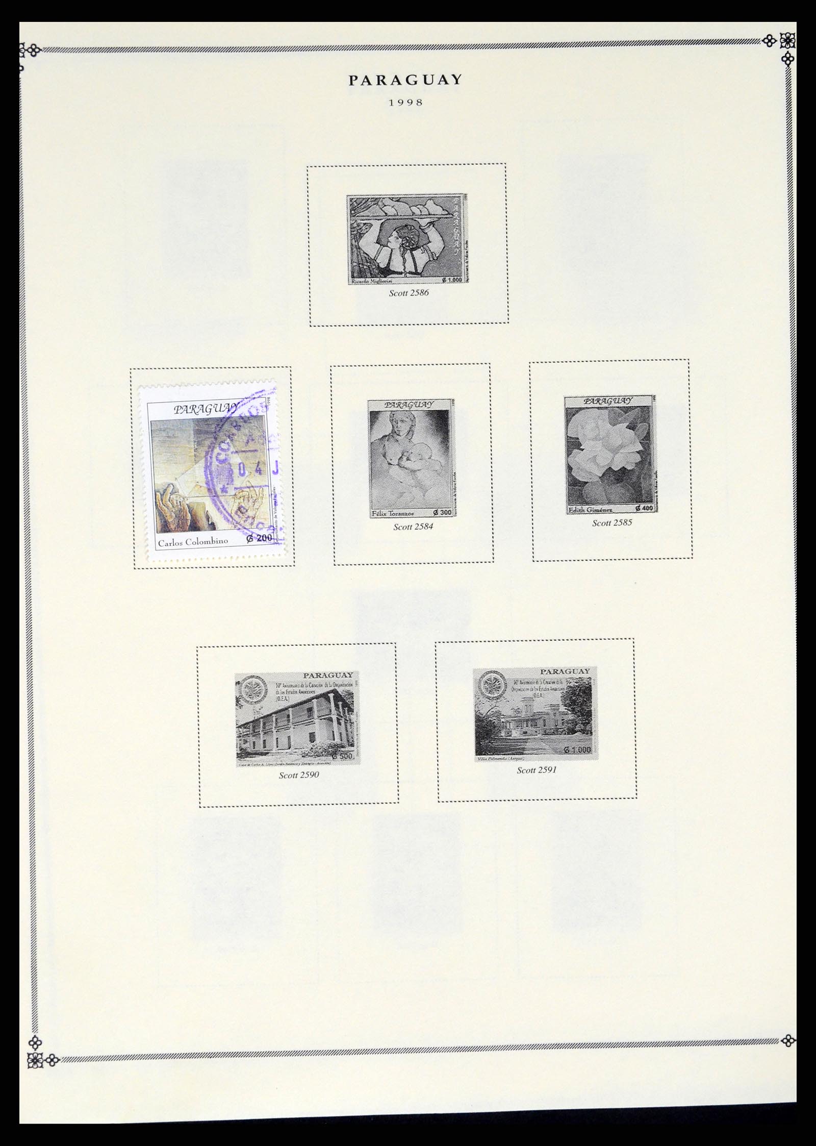 37227 829 - Postzegelverzameling 37227 Paraguay 1870-2000.