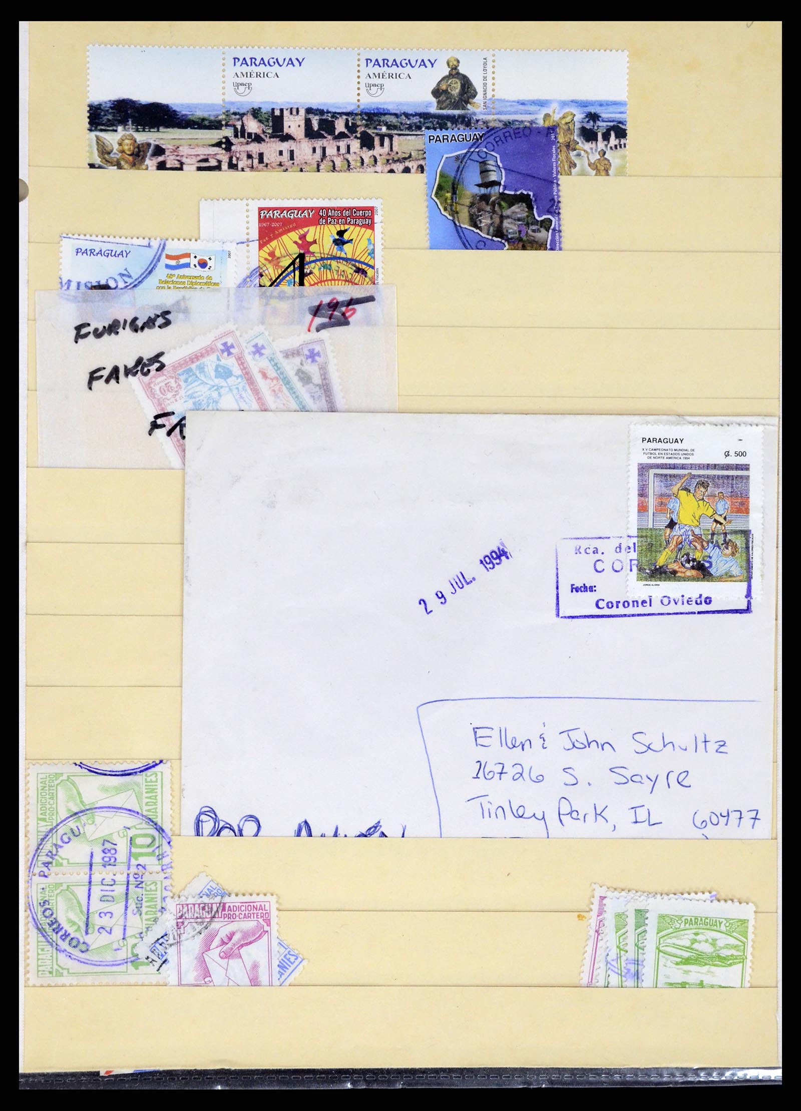 37227 831 - Postzegelverzameling 37227 Paraguay 1870-2000.
