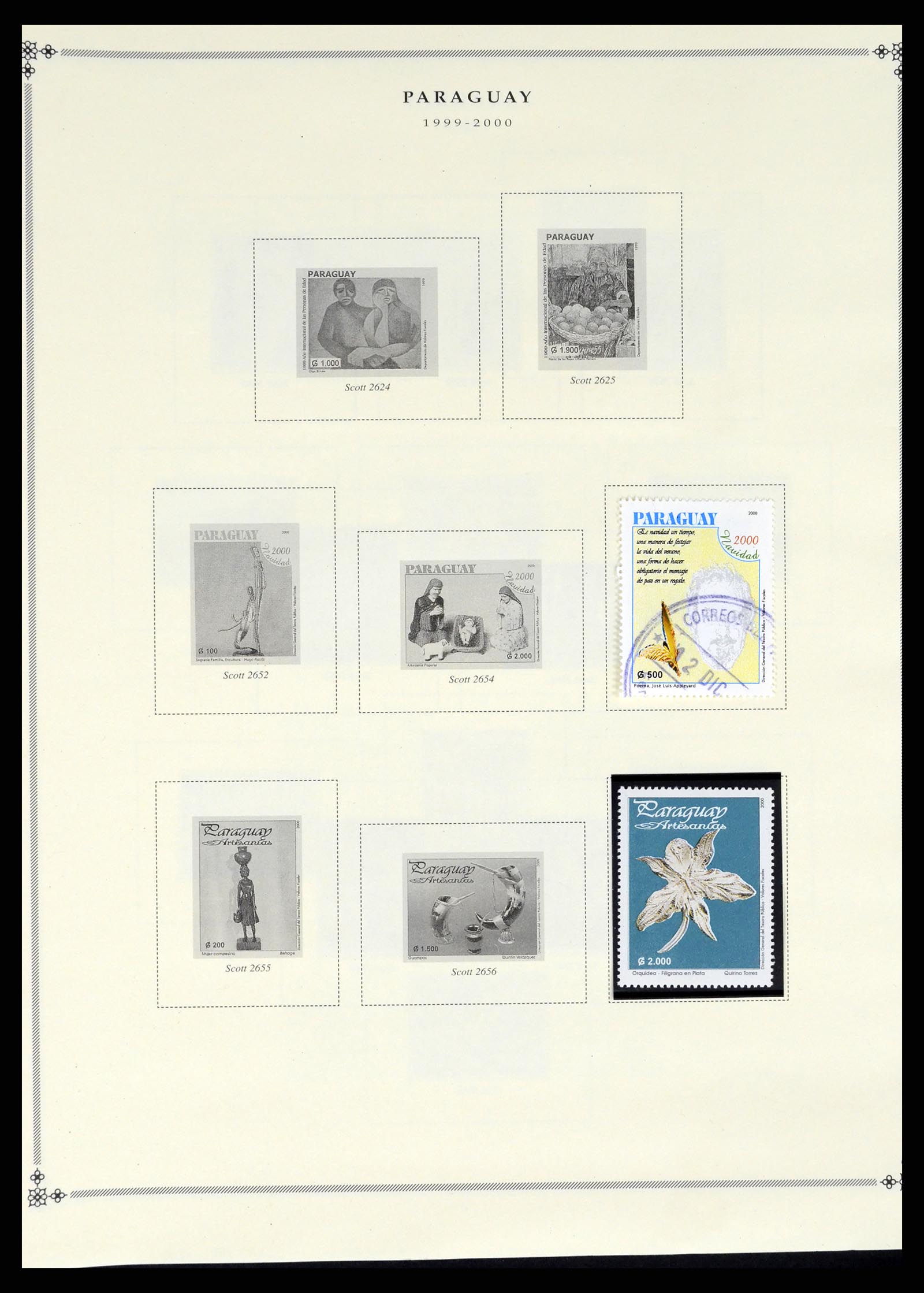 37227 835 - Postzegelverzameling 37227 Paraguay 1870-2000.